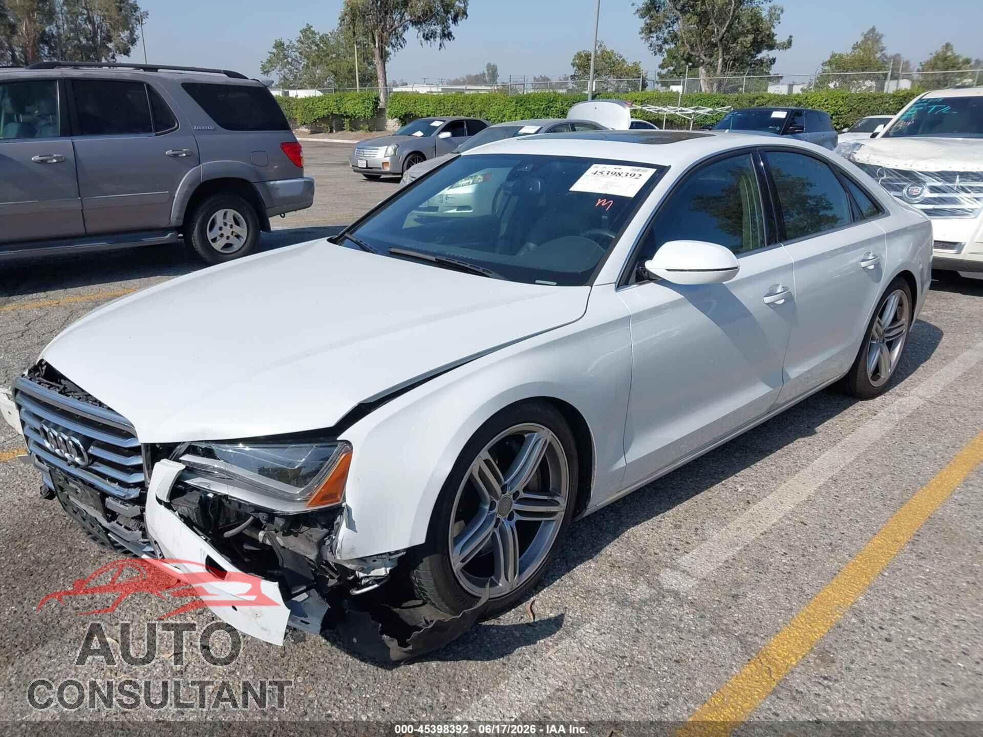 AUDI A8 2013 - WAUA2AFD6DN016997
