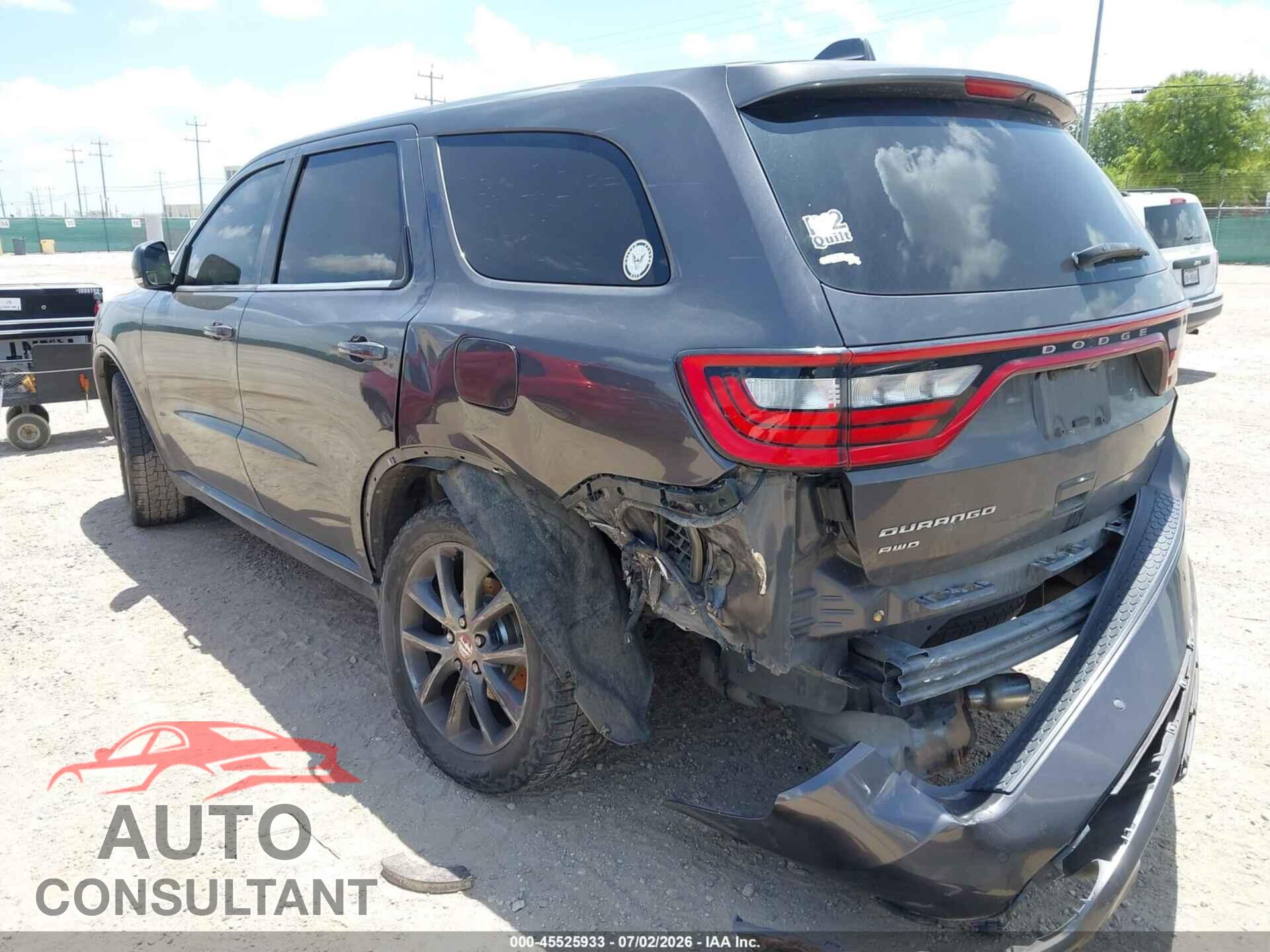 DODGE DURANGO 2017 - 1C4RDJDG2HC828022