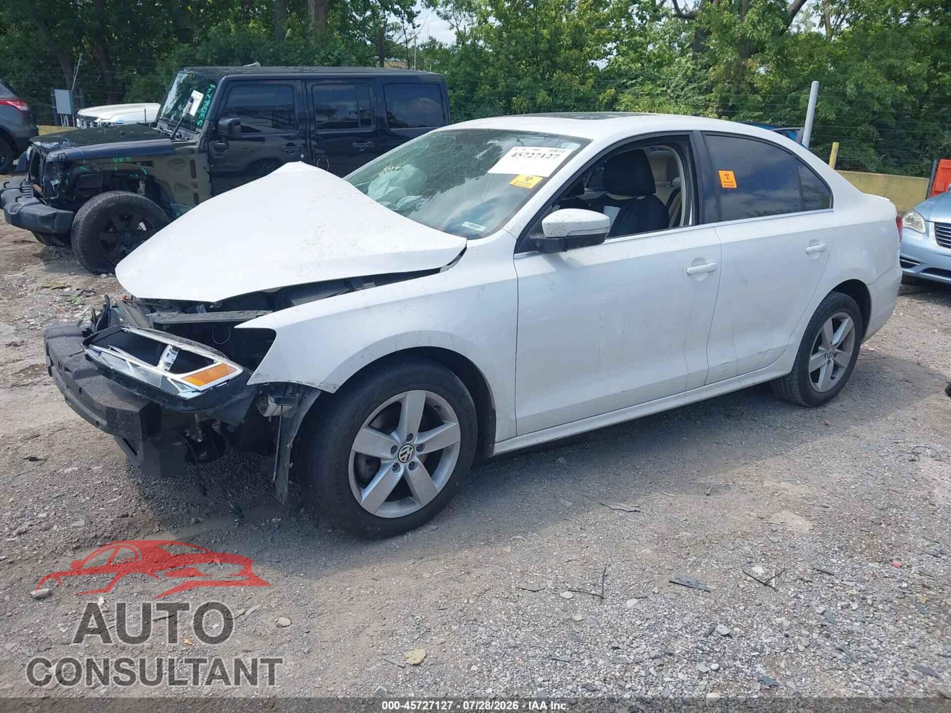VOLKSWAGEN JETTA 2012 - 3VWLL7AJ6CM363633
