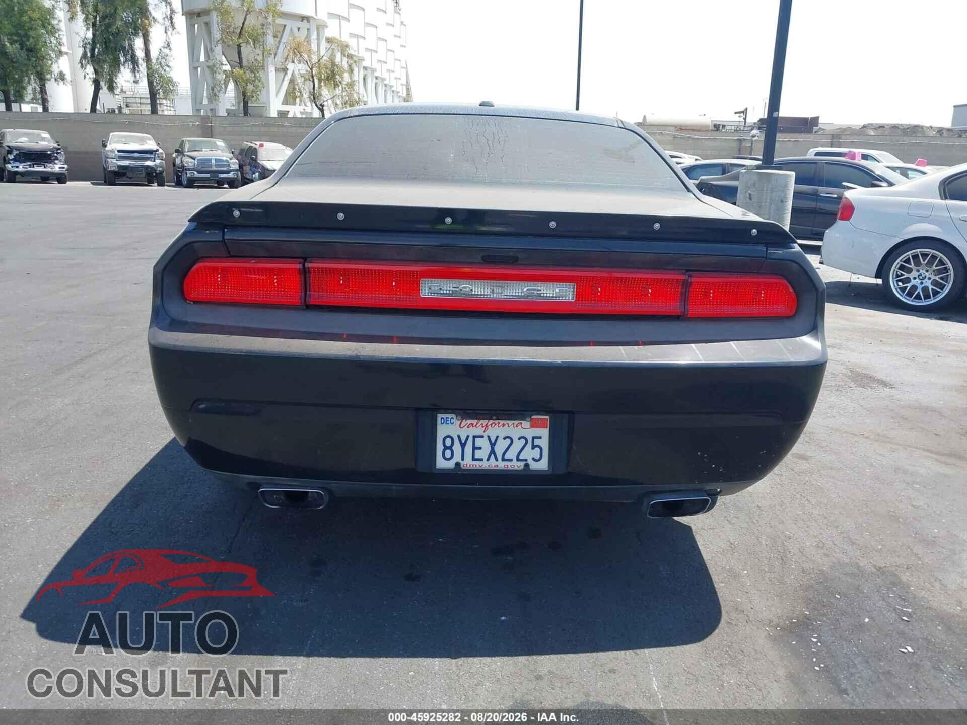 DODGE CHALLENGER 2012 - 2C3CDYBTXCH139239