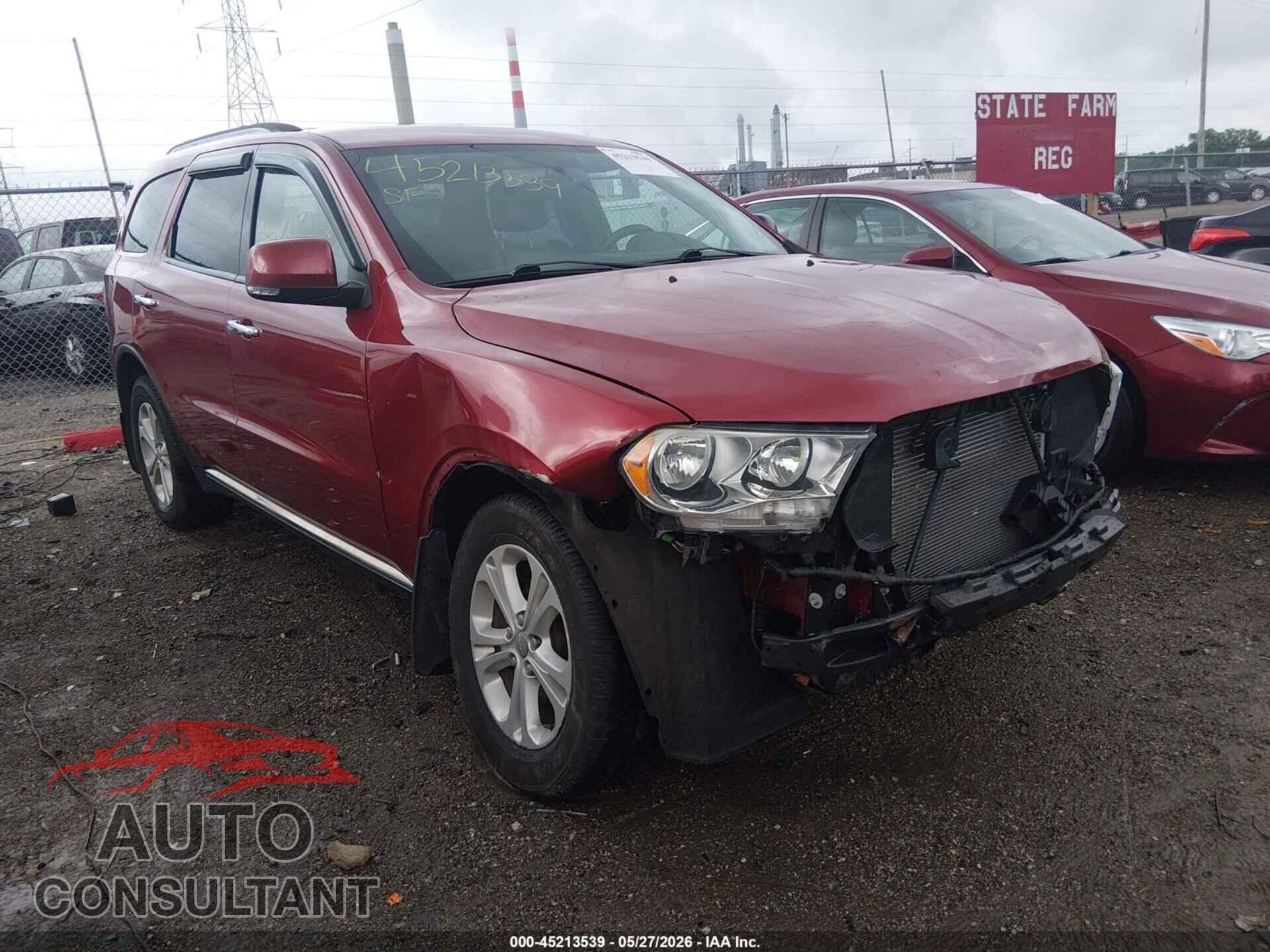 DODGE DURANGO 2013 - 1C4RDJDG4DC700911