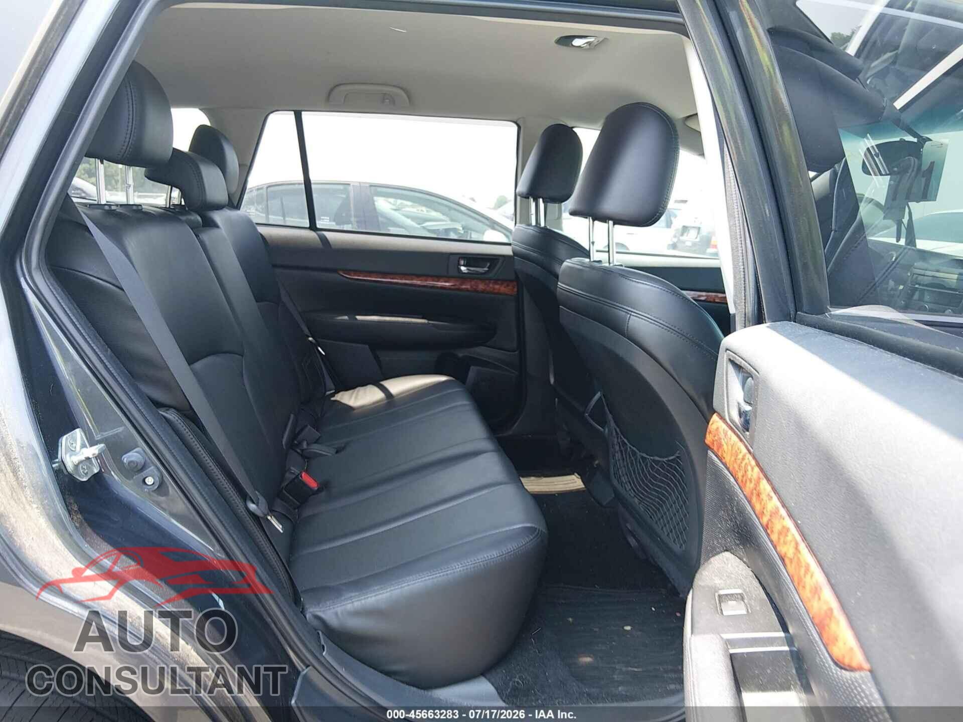 SUBARU OUTBACK 2011 - 4S4BRDJC8B2375362