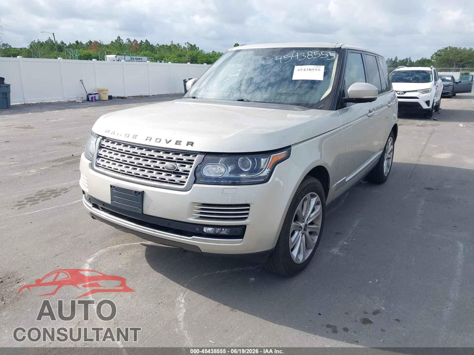 LAND ROVER RANGE ROVER 2014 - SALGS2VF5EA131338