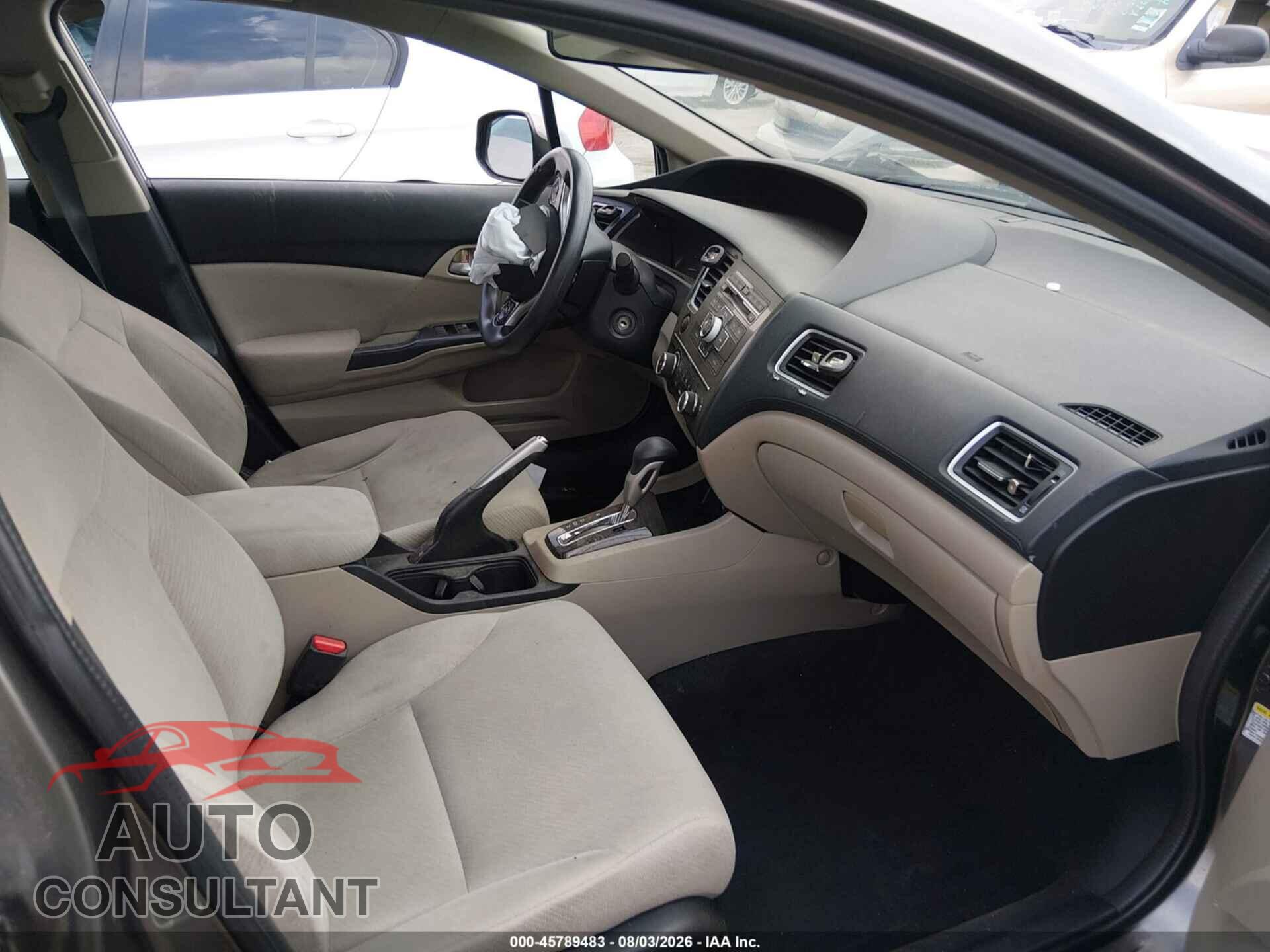 HONDA CIVIC 2013 - 19XFB2F53DE011672