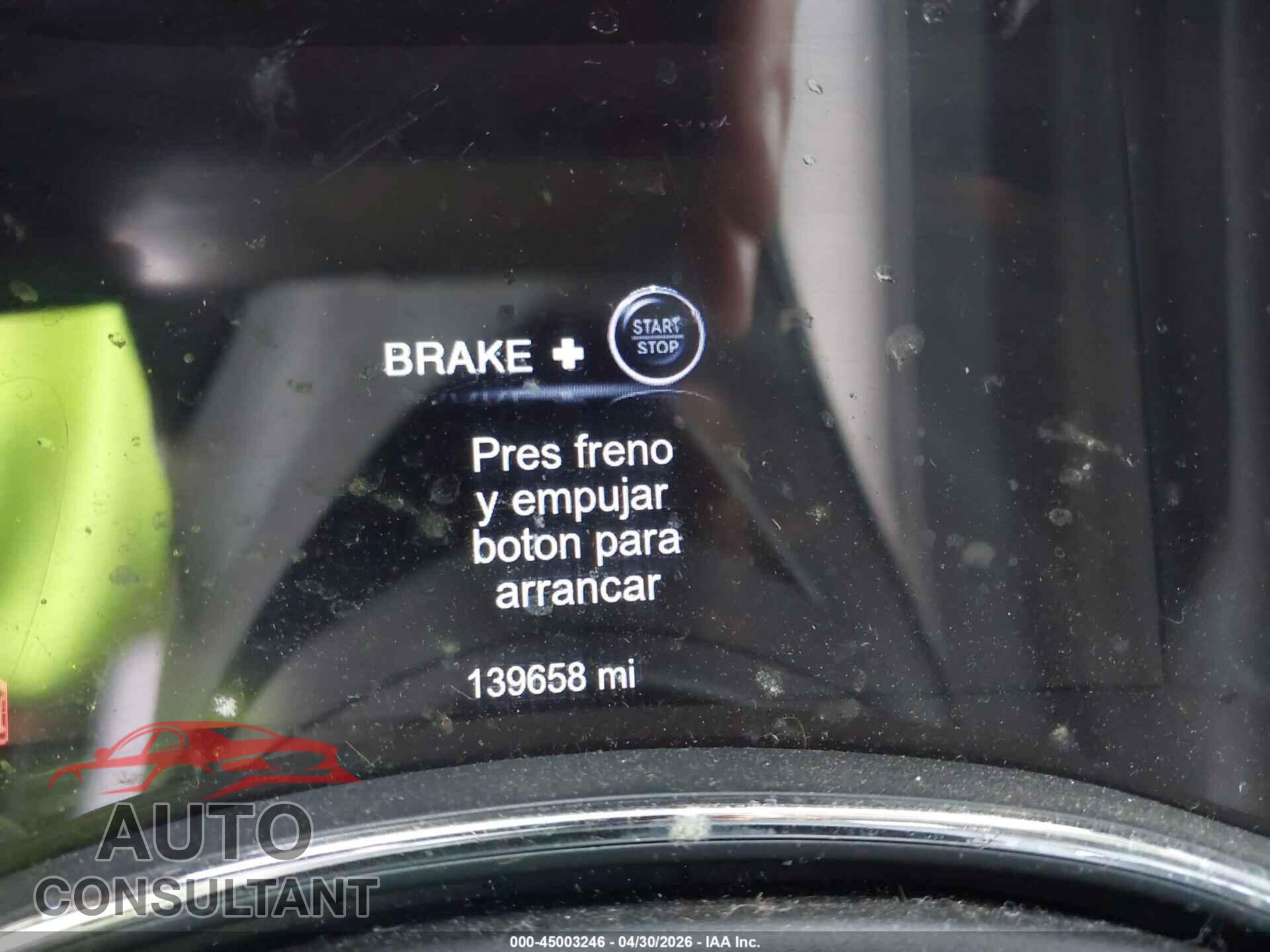 DODGE DURANGO 2014 - 1C4RDJAG9EC591206