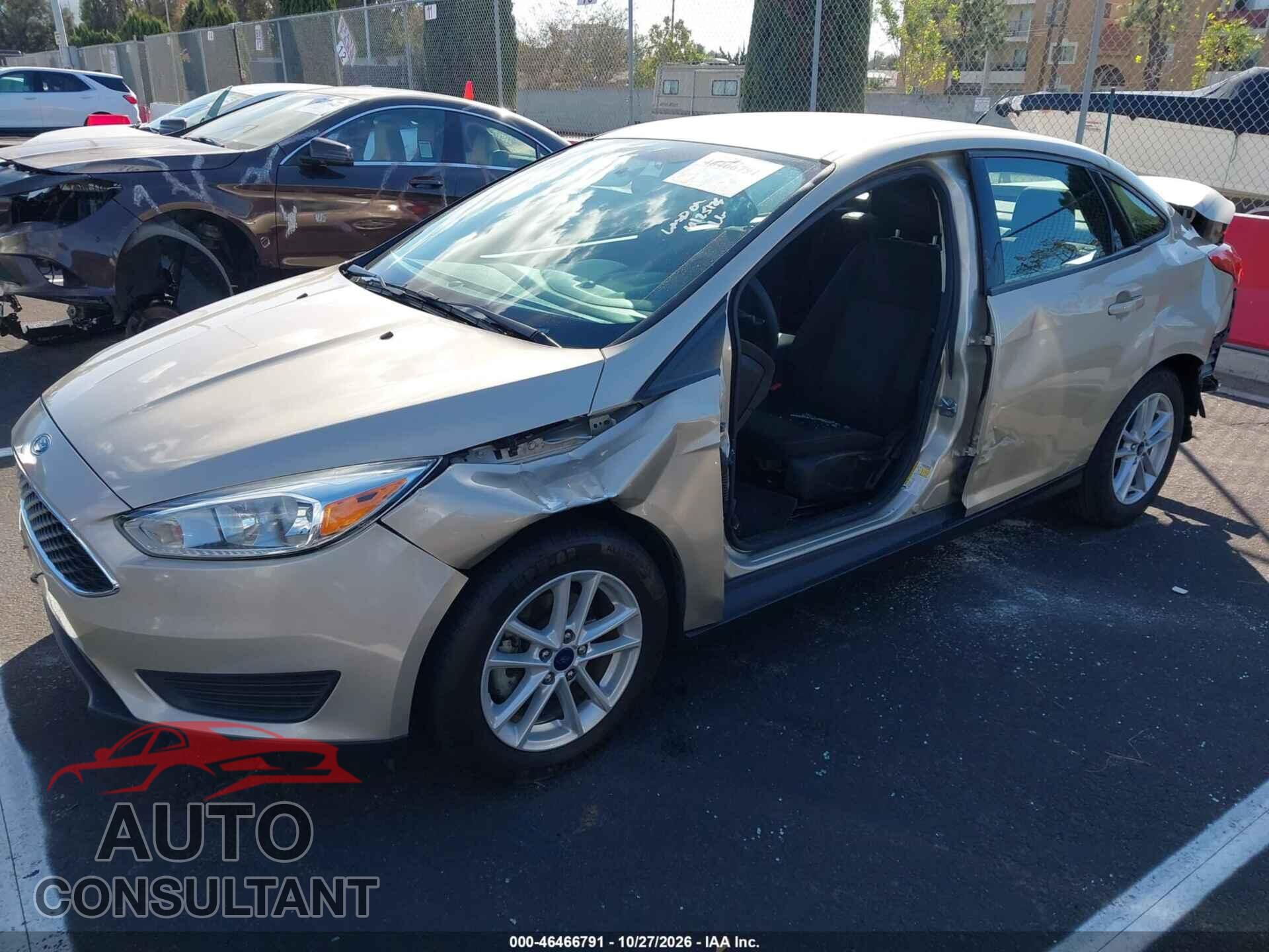 FORD FOCUS 2017 - 1FADP3F28HL296800