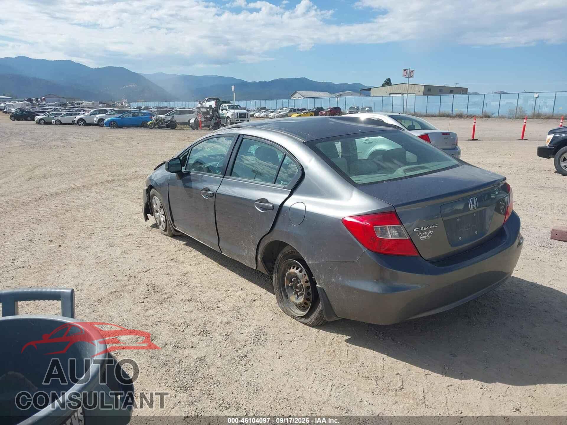 HONDA CIVIC 2012 - 2HGFB2F53CH312026