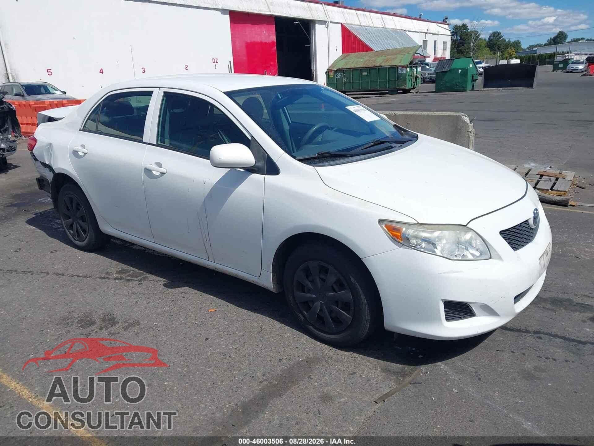 TOYOTA COROLLA 2009 - JTDBL40EX99019490