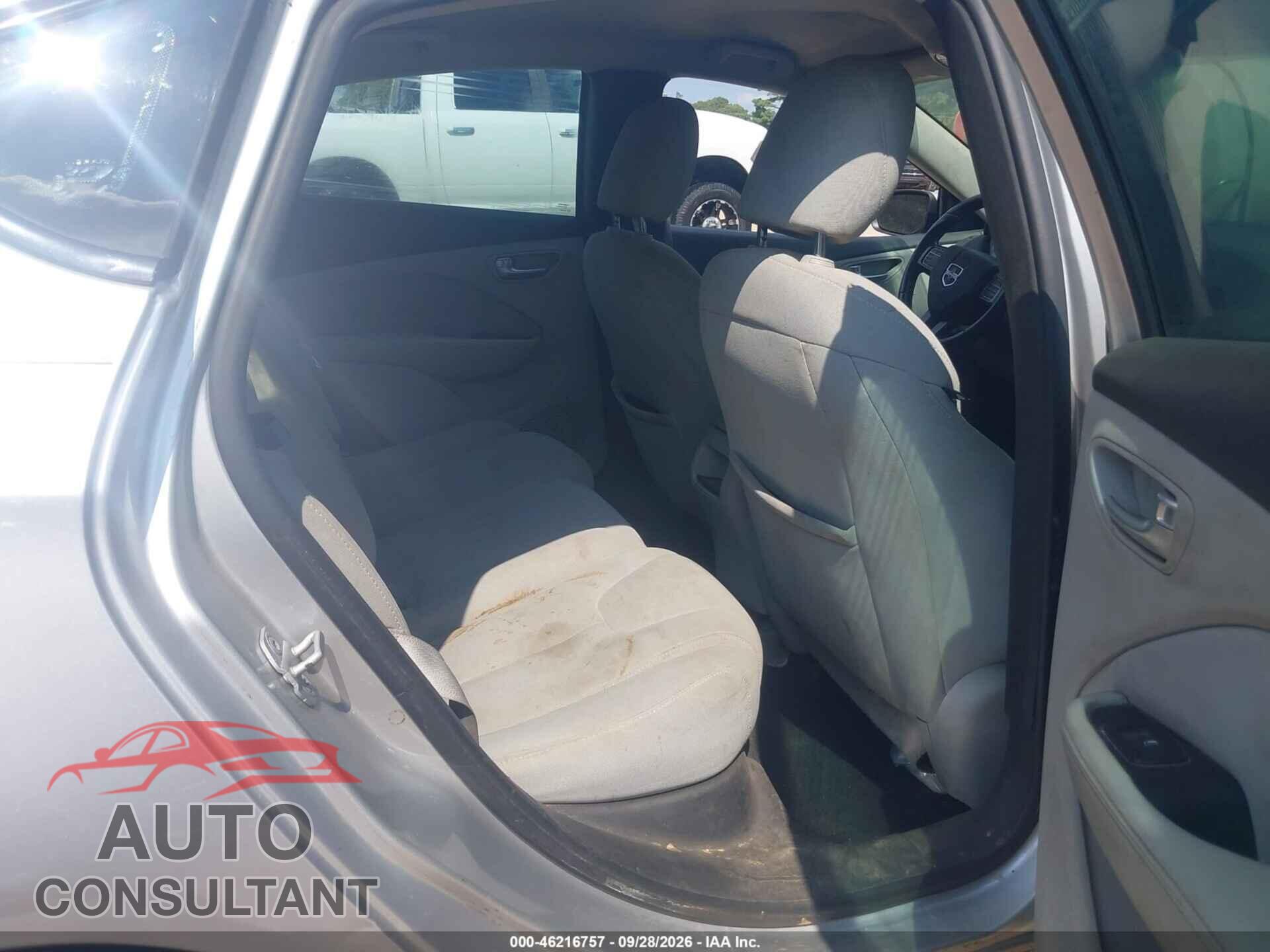 DODGE DART 2013 - 1C3CDFBA9DD118884