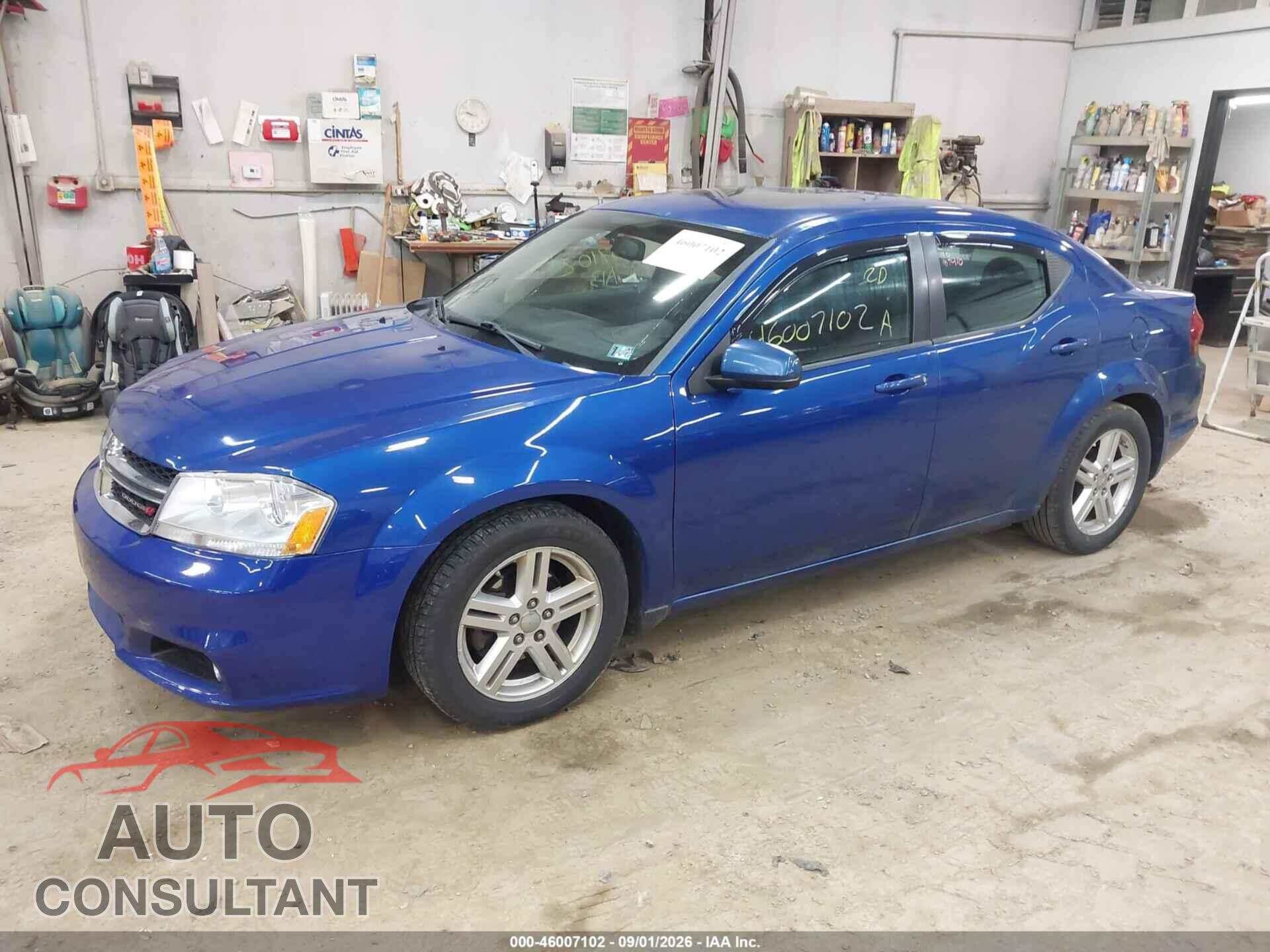 DODGE AVENGER 2013 - 1C3CDZCB7DN581318