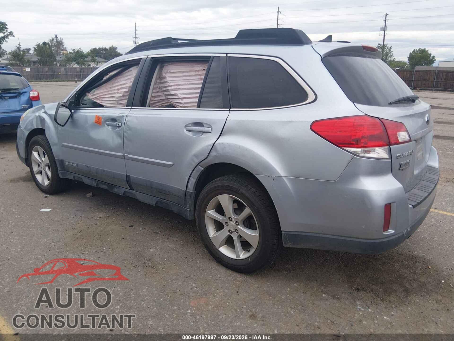 SUBARU OUTBACK 2014 - 4S4BRBLC7E3274555