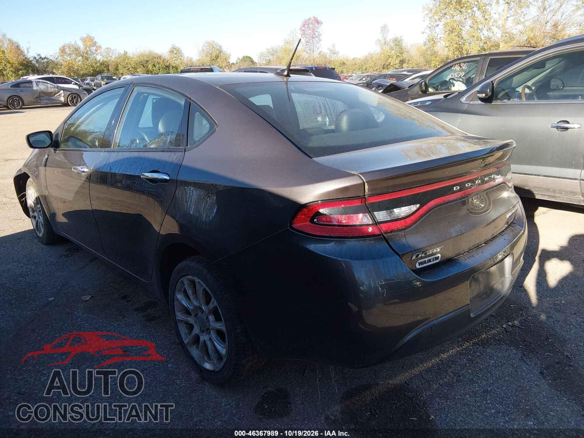 DODGE DART 2015 - 1C3CDFCB2FD213717