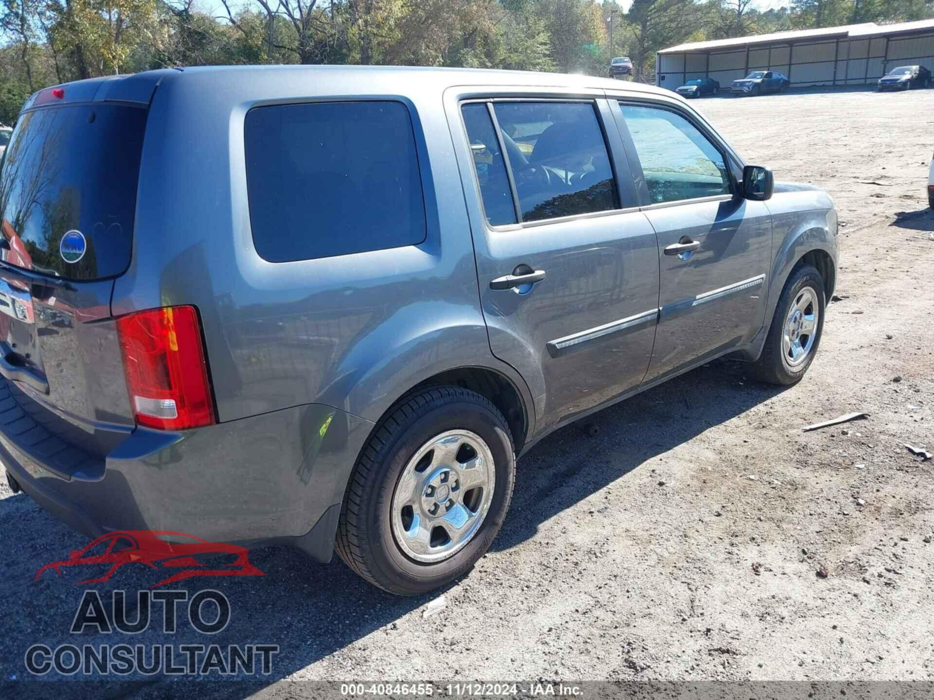 HONDA PILOT 2011 - 5FNYF3H25BB018068