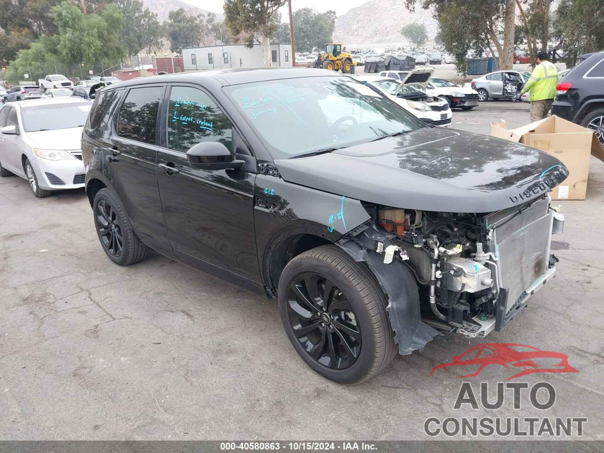 LAND ROVER DISCOVERY SPORT 2020 - SALCL2FX7LH853496