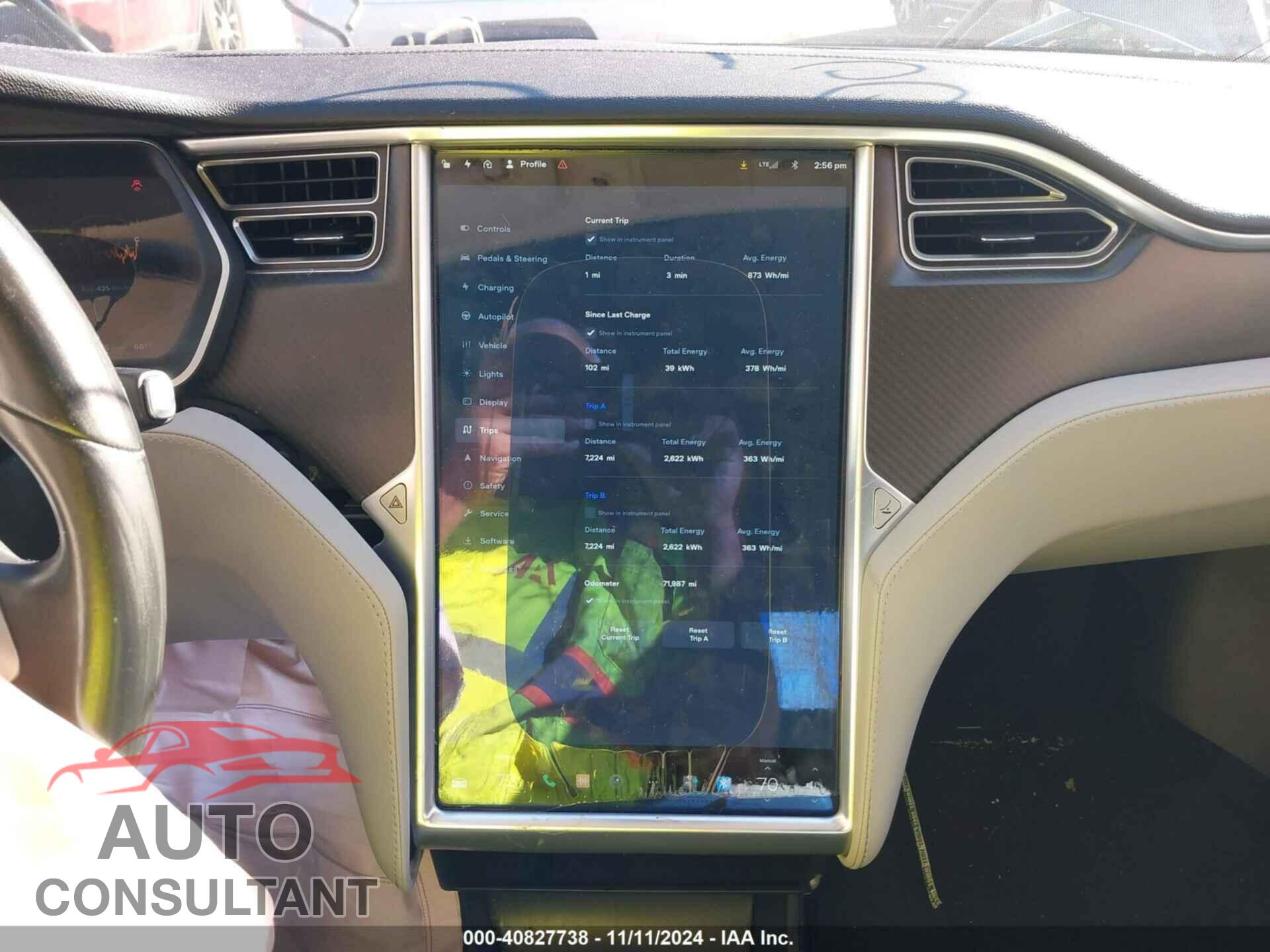 TESLA MODEL S 2015 - 5YJSA1H2XFF082007