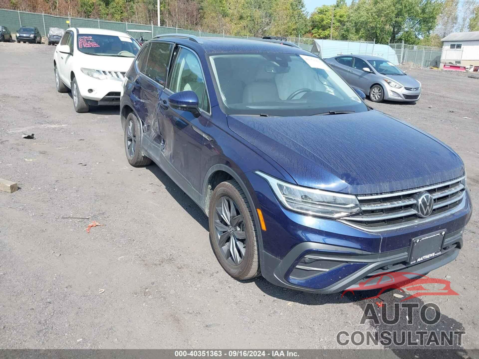 VOLKSWAGEN TIGUAN 2022 - 3VV2B7AX0NM174289