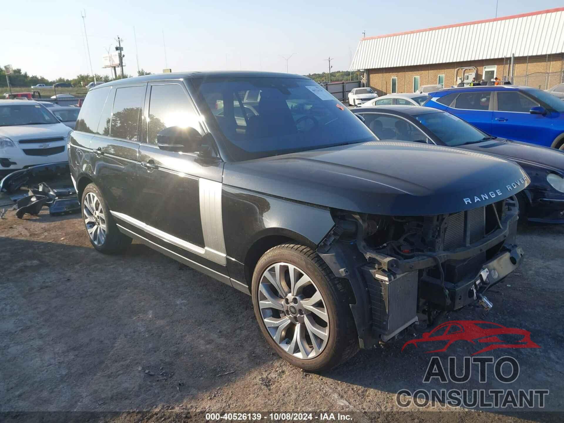 LAND ROVER RANGE ROVER 2018 - SALGS2SV9JA508663