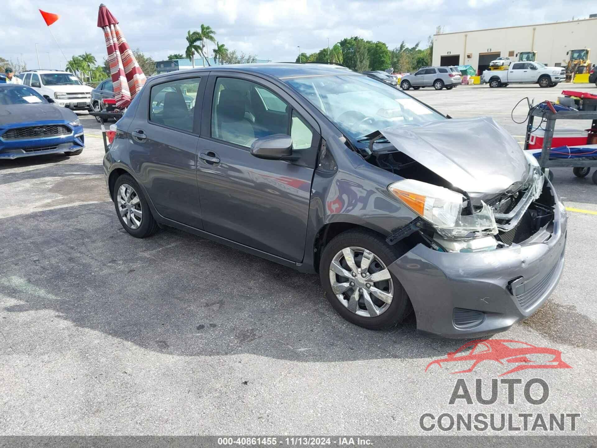TOYOTA YARIS 2012 - JTDKTUD31CD510902