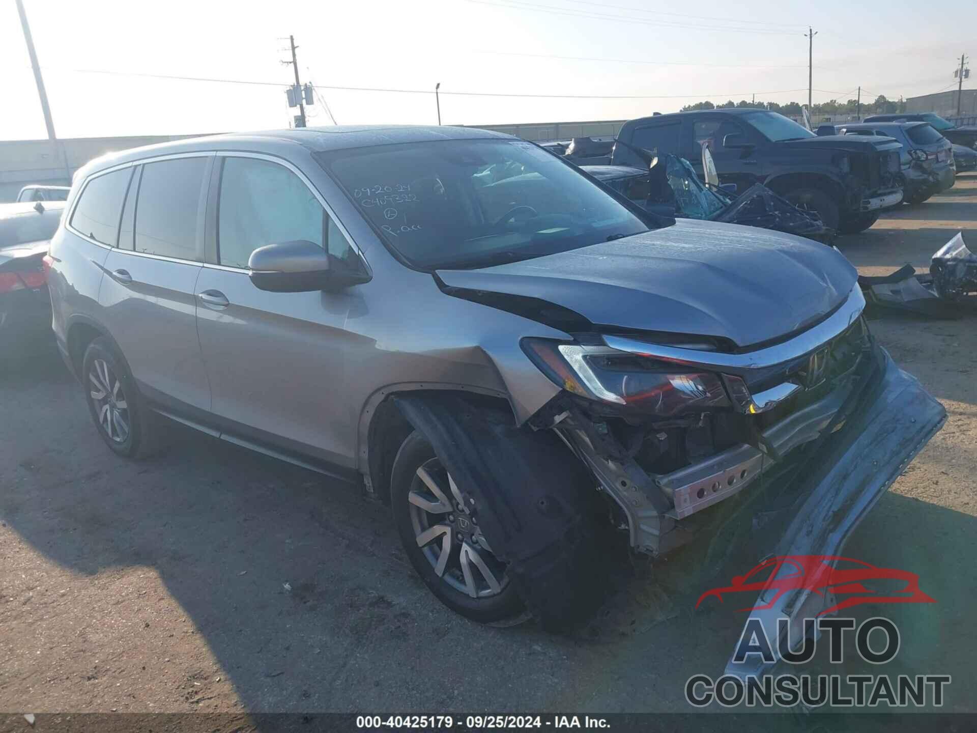 HONDA PILOT 2019 - 5FNYF5H59KB034120