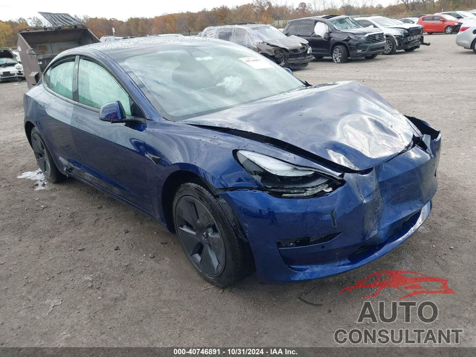 TESLA MODEL 3 2022 - 5YJ3E1EB9NF265572