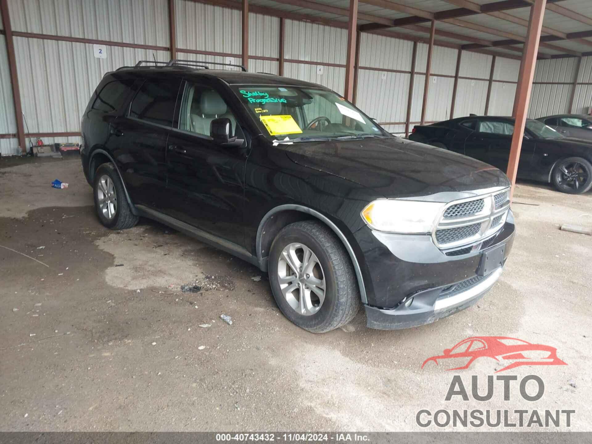 DODGE DURANGO 2012 - 1C4RDHDG1CC181002
