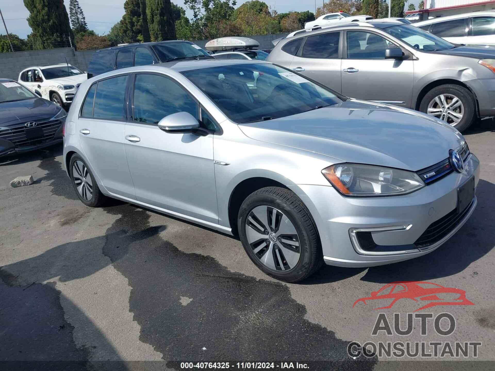 VOLKSWAGEN E-GOLF 2016 - WVWKP7AU8GW914258
