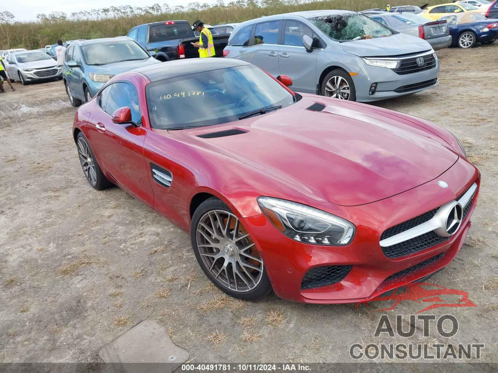 MERCEDES-BENZ AMG GT 2017 - WDDYJ7HA9HA012360