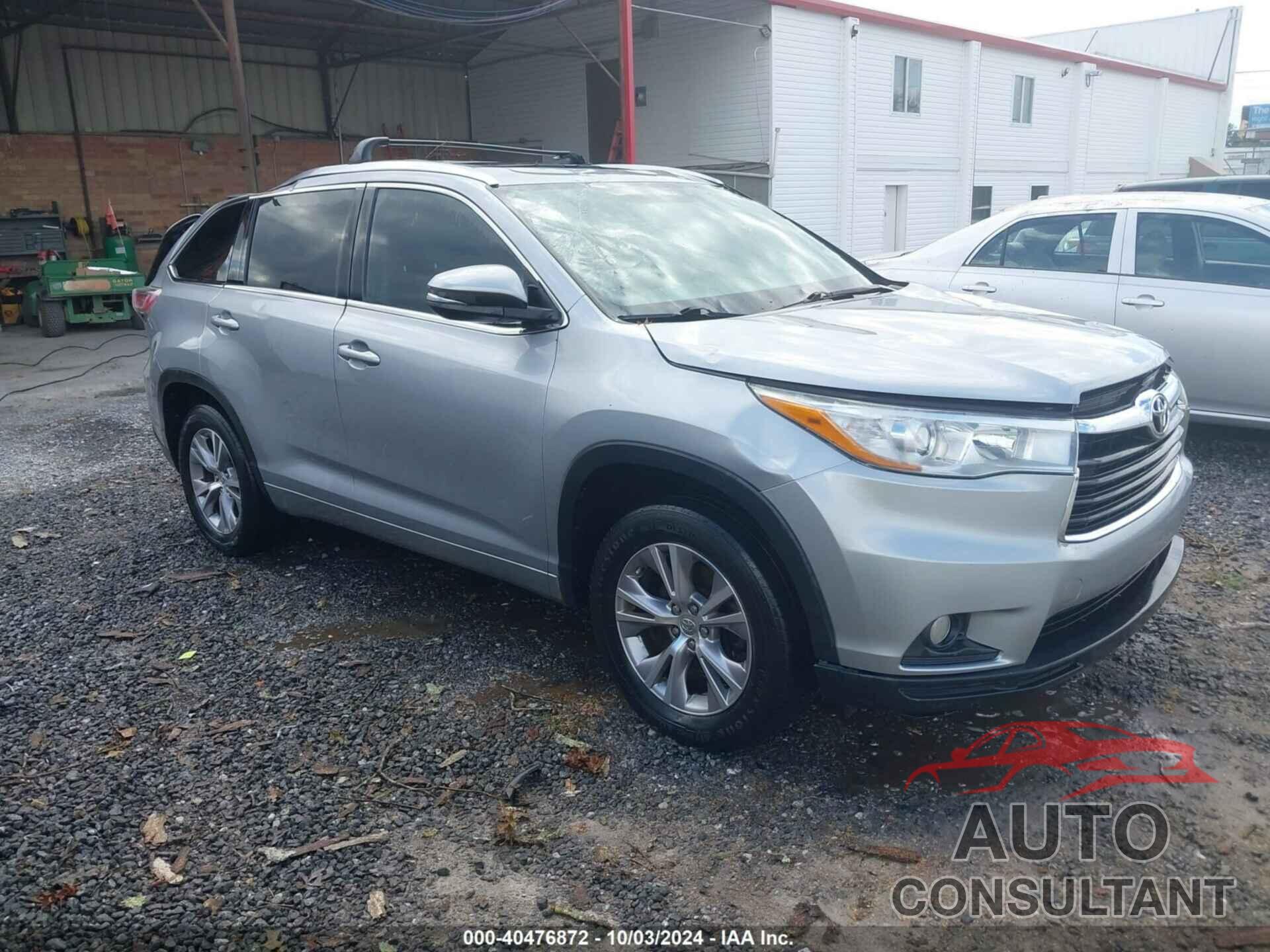 TOYOTA HIGHLANDER 2015 - 5TDKKRFH9FS114279