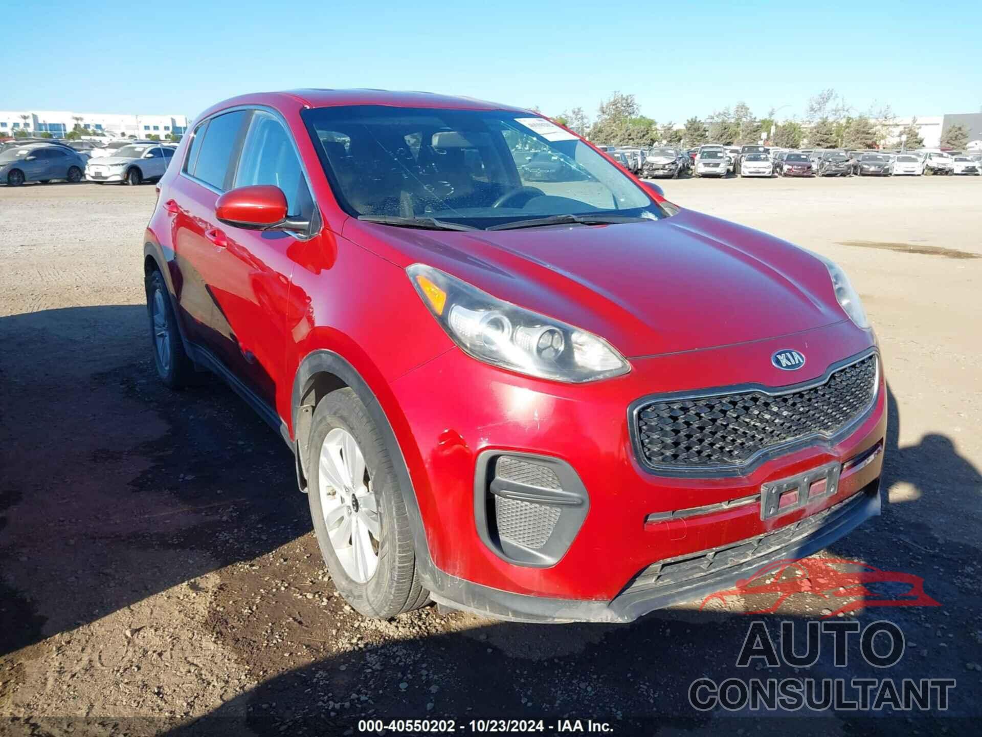 KIA SPORTAGE 2018 - KNDPM3AC8J7477491