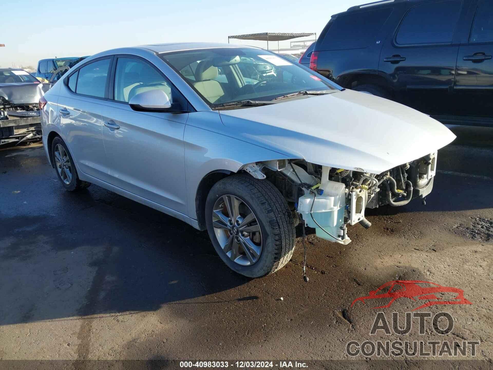 HYUNDAI ELANTRA 2018 - 5NPD84LF6JH293344