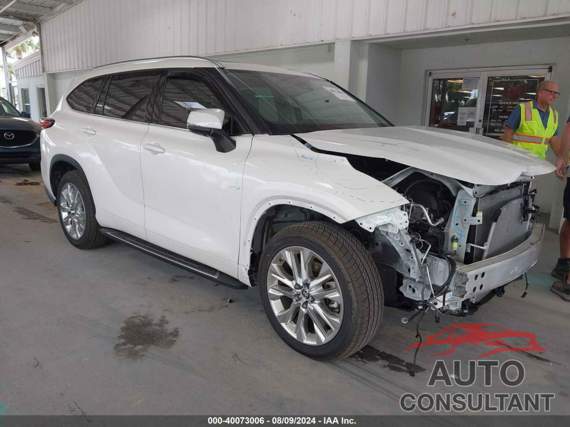 TOYOTA HIGHLANDER 2021 - 5TDYZRAH2MS527056