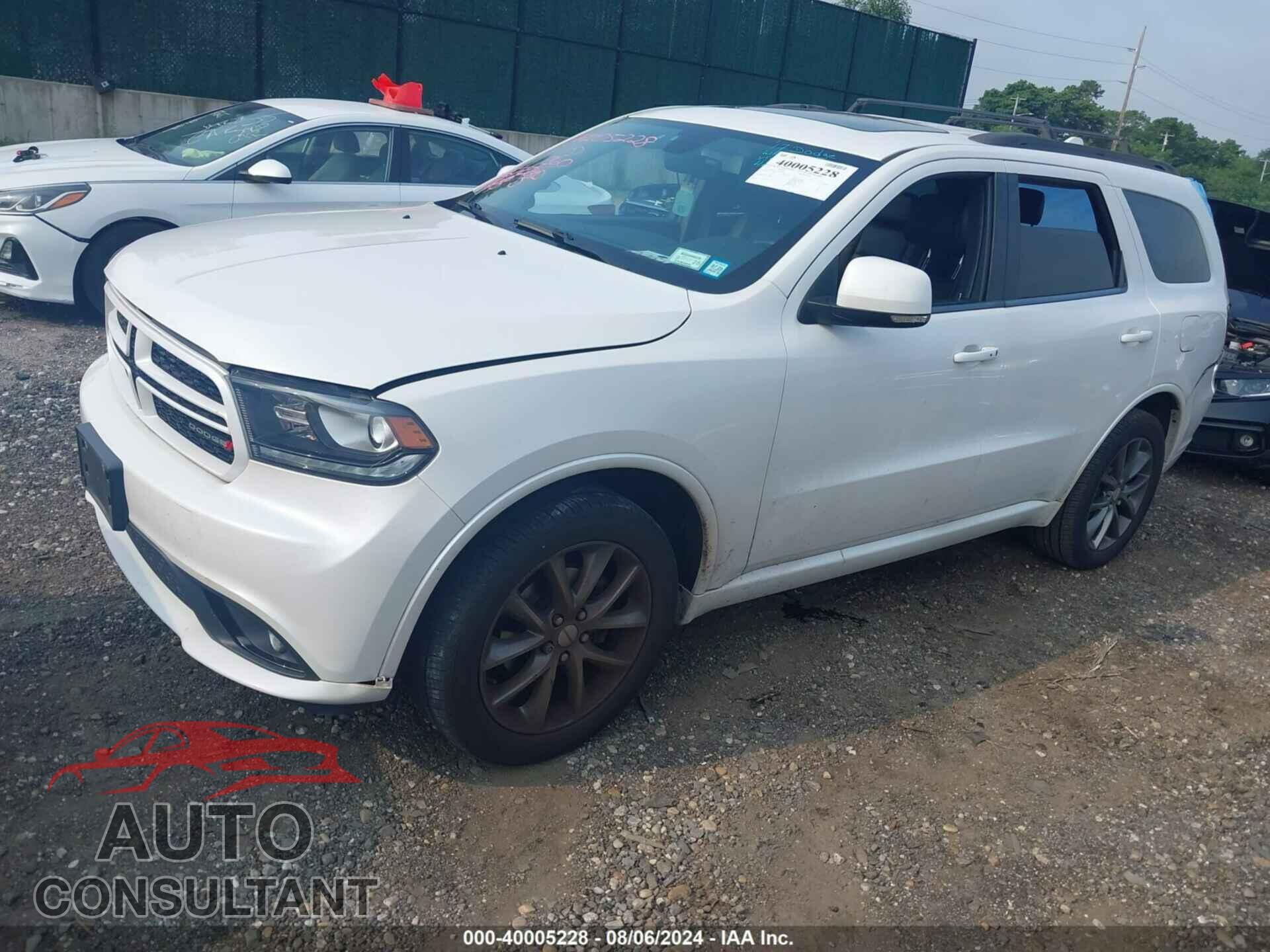 DODGE DURANGO 2017 - 1C4RDJDG3HC928887