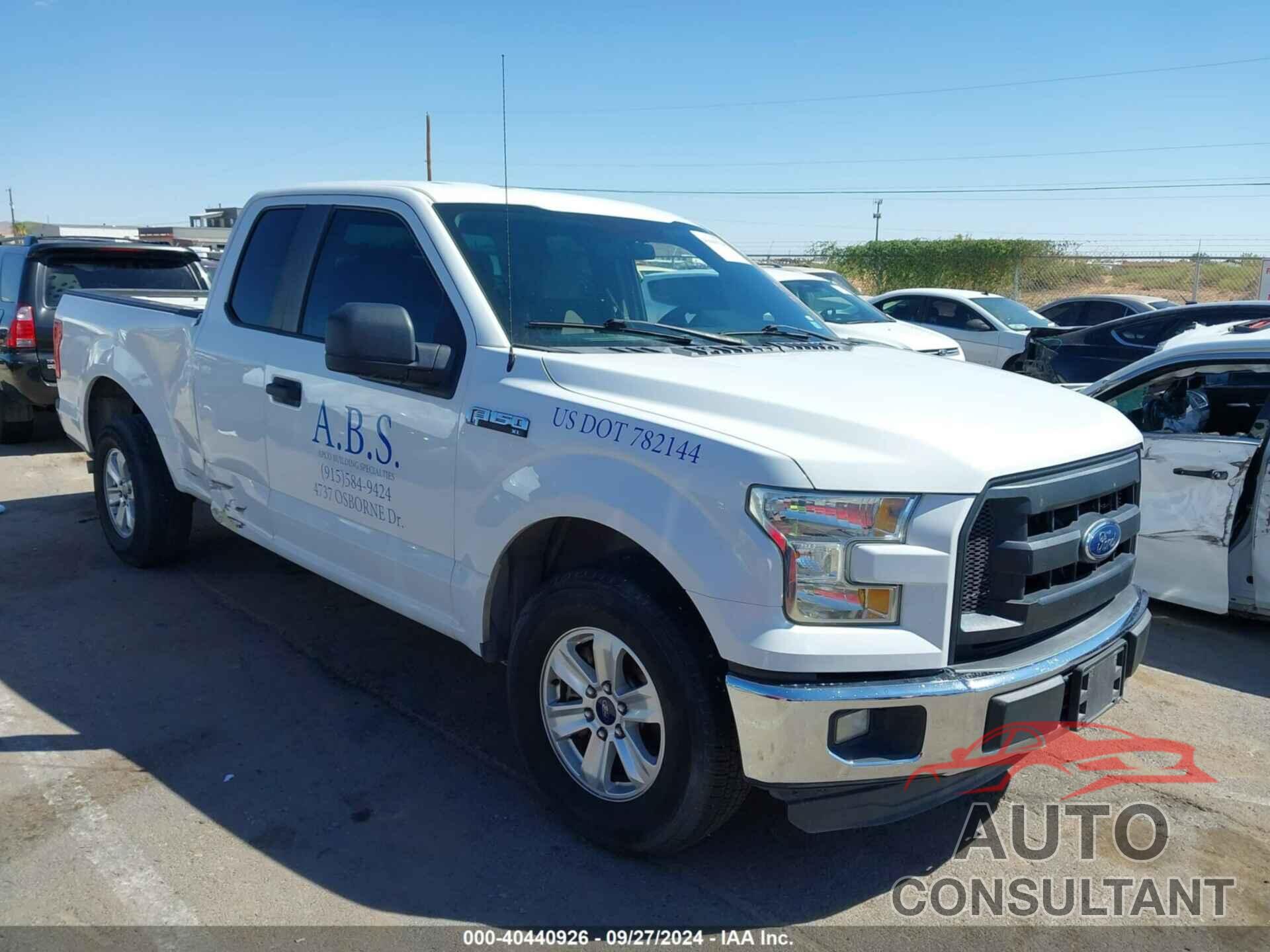 FORD F-150 2016 - 1FTEX1CF6GFA20834