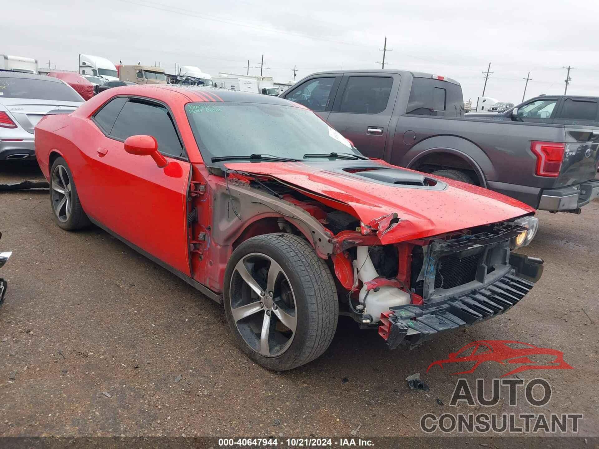 DODGE CHALLENGER 2016 - 2C3CDZBT8GH184787