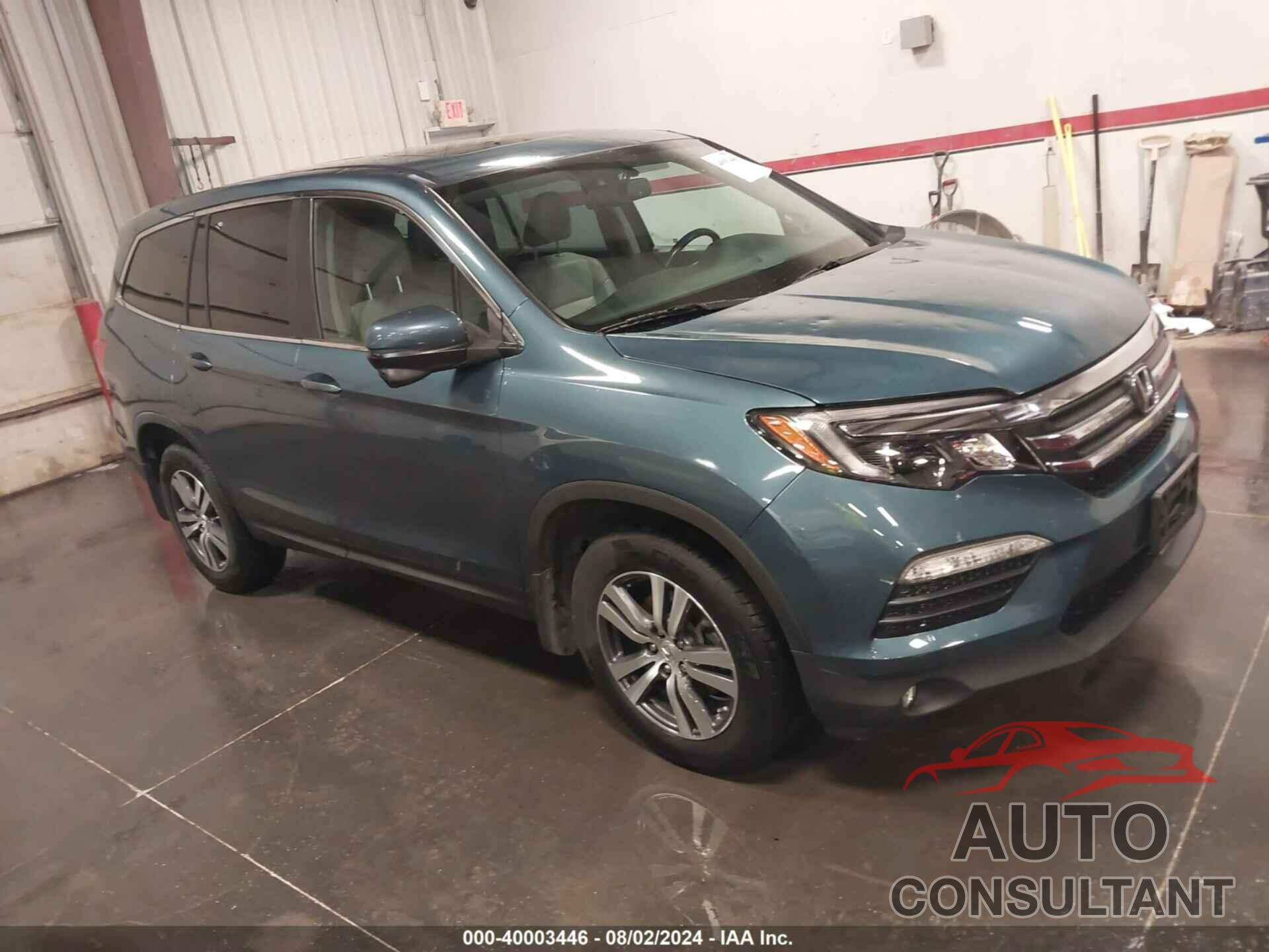 HONDA PILOT 2017 - 5FNYF6H52HB082363