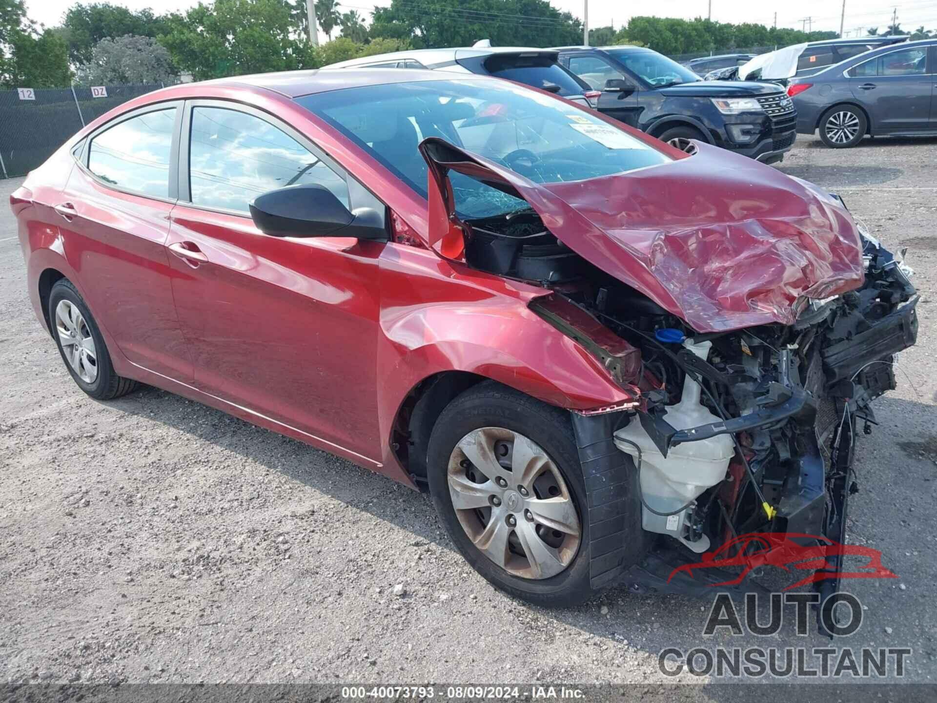 HYUNDAI ELANTRA 2016 - 5NPDH4AE9GH736959