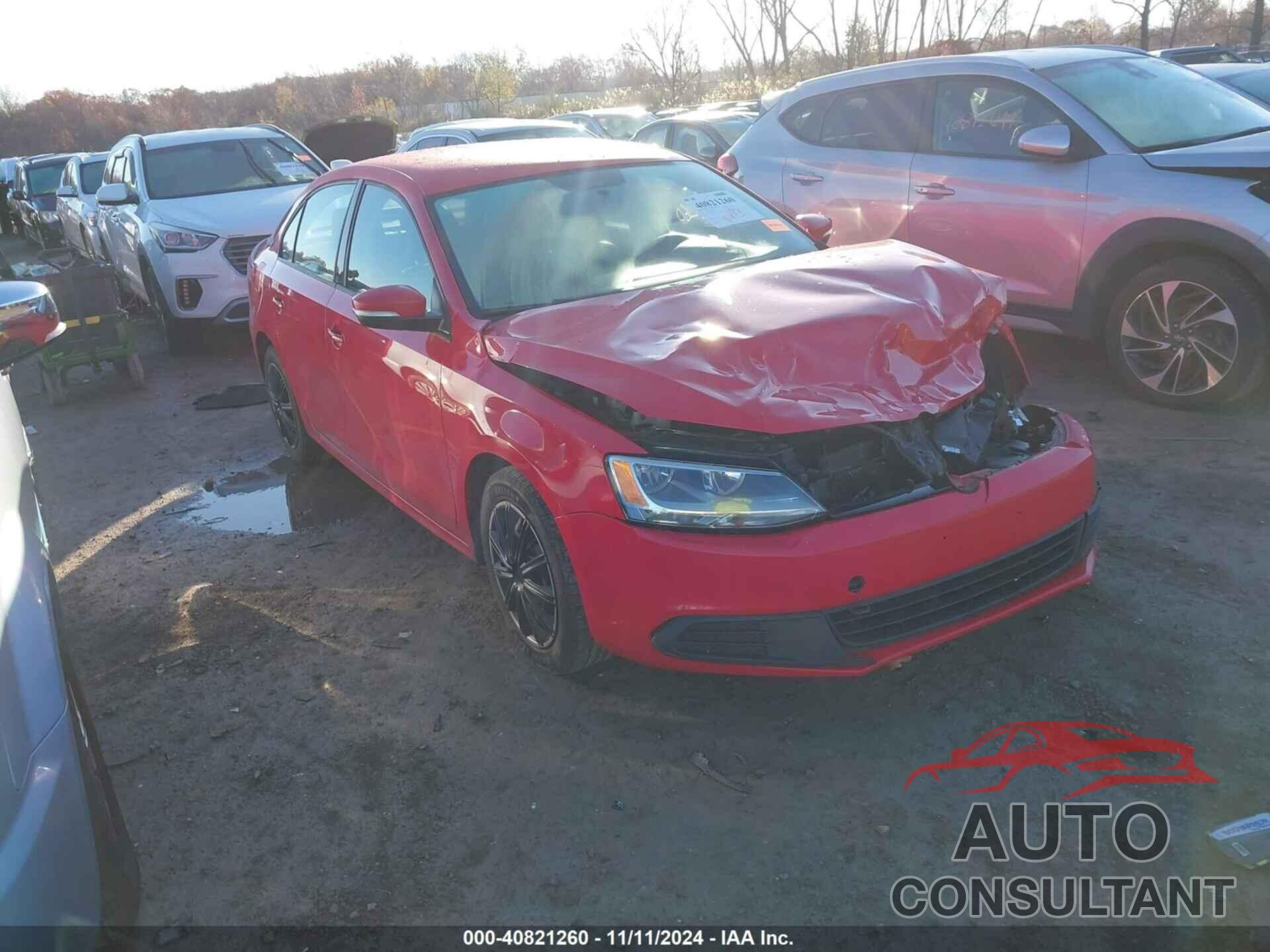 VOLKSWAGEN JETTA 2011 - 3VWDX7AJ8BM058772