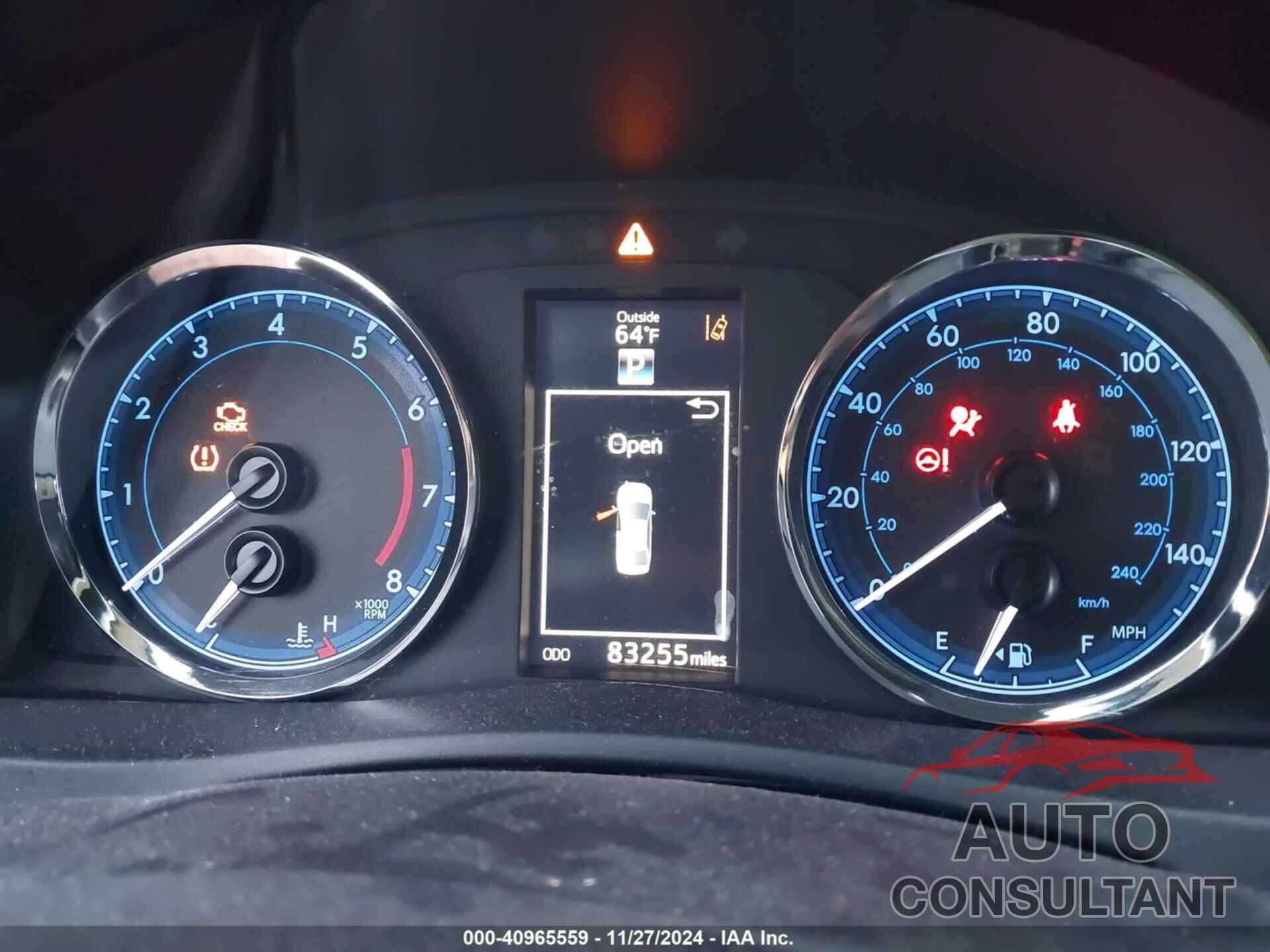 TOYOTA COROLLA 2019 - 5YFBURHE2KP916365