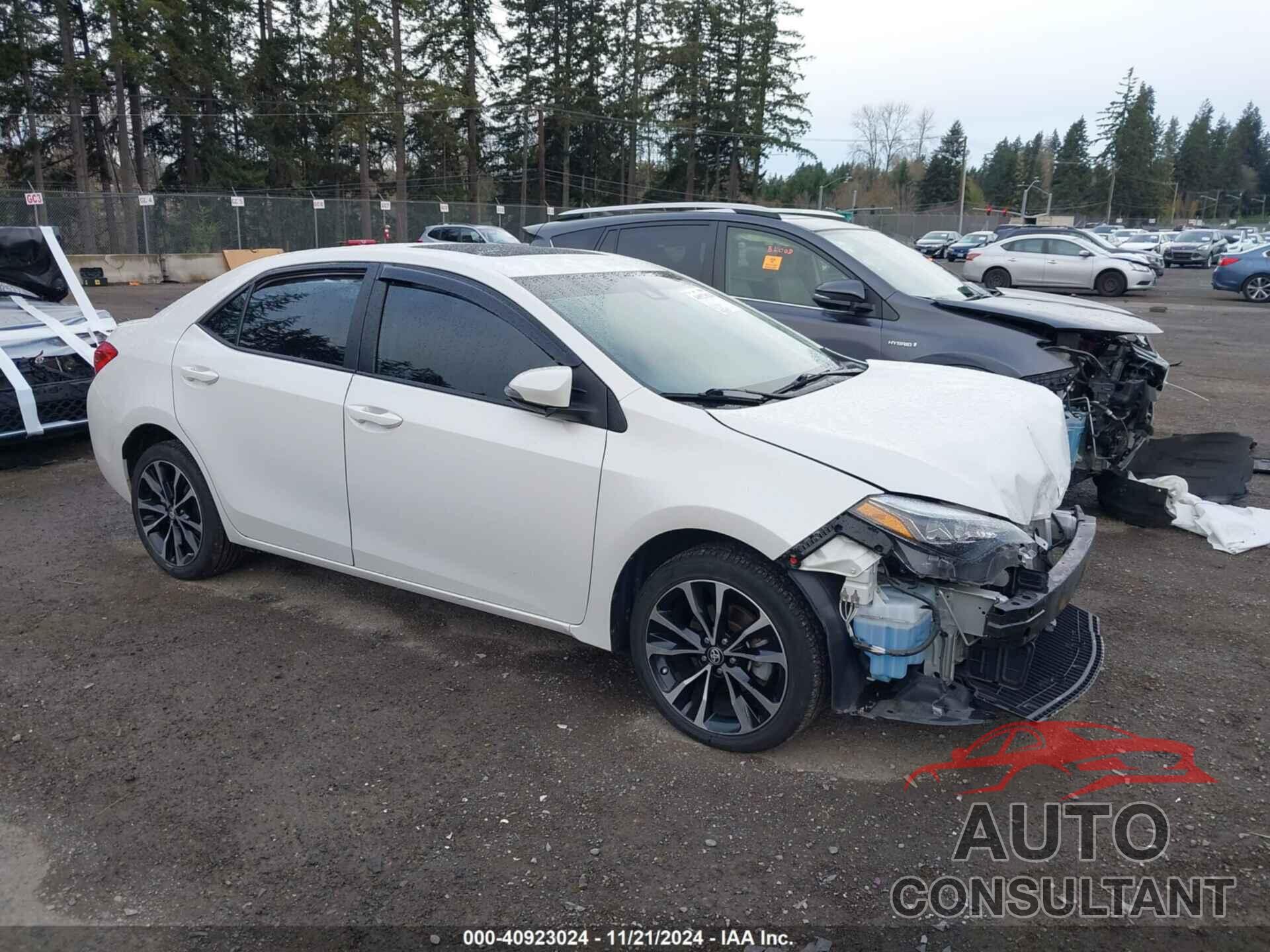 TOYOTA COROLLA 2019 - 5YFBURHE9KP915309