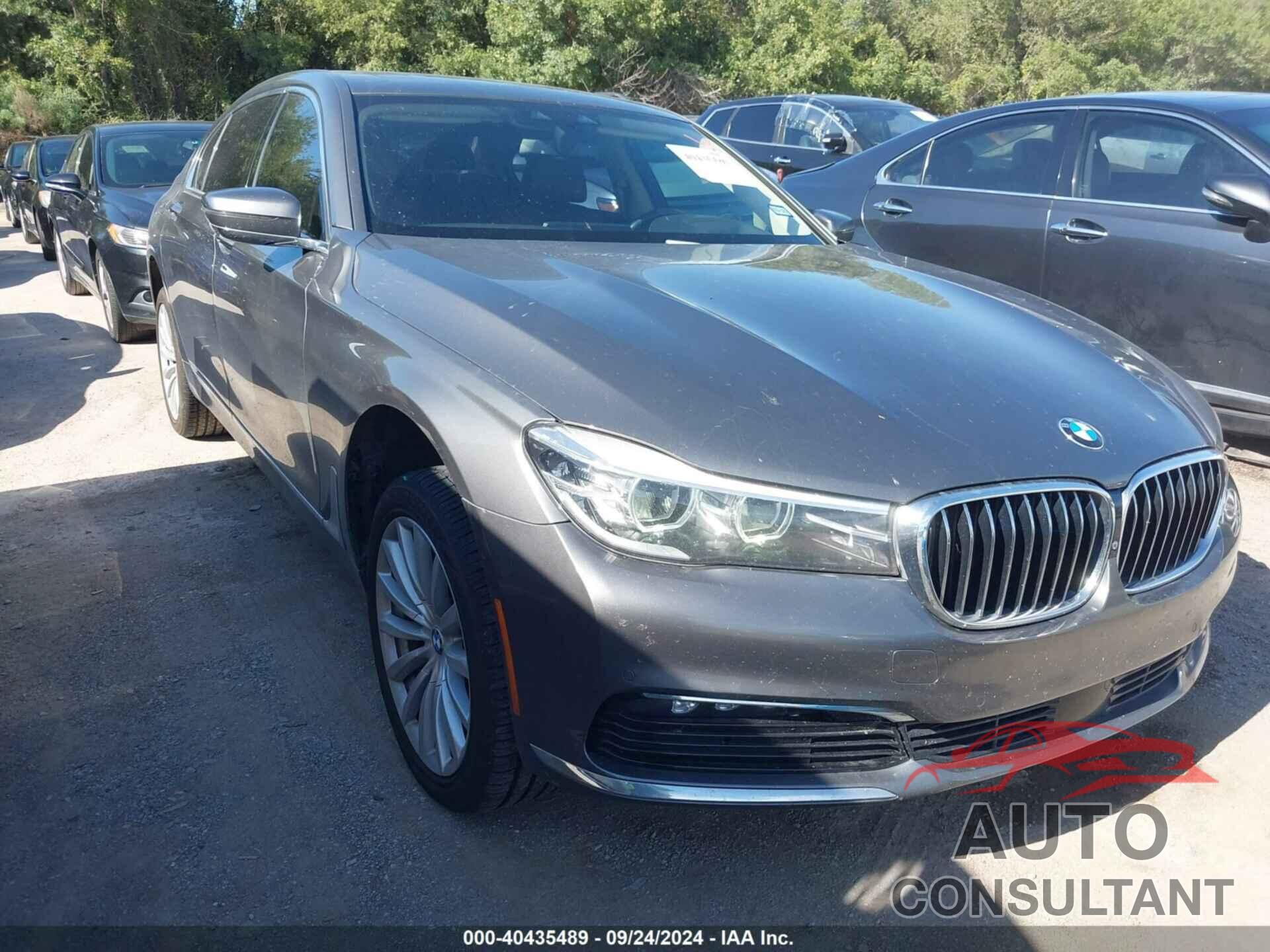 BMW 740I 2016 - WBA7E2C59GG503852