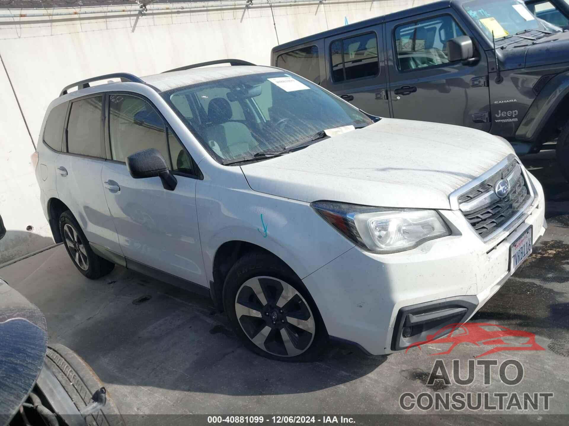 SUBARU FORESTER 2017 - JF2SJABC6HH491658