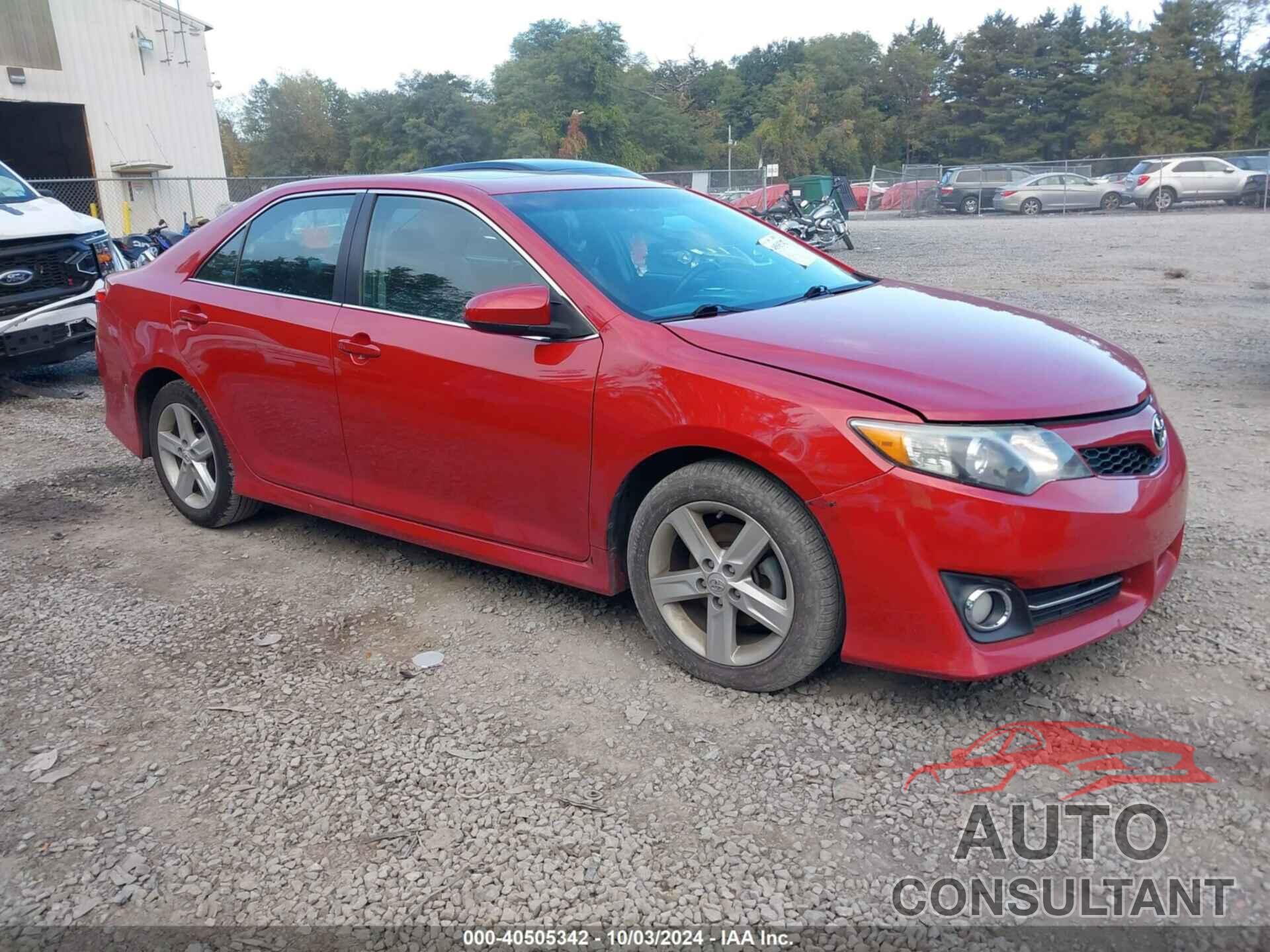 TOYOTA CAMRY 2012 - 4T1BF1FK1CU548961