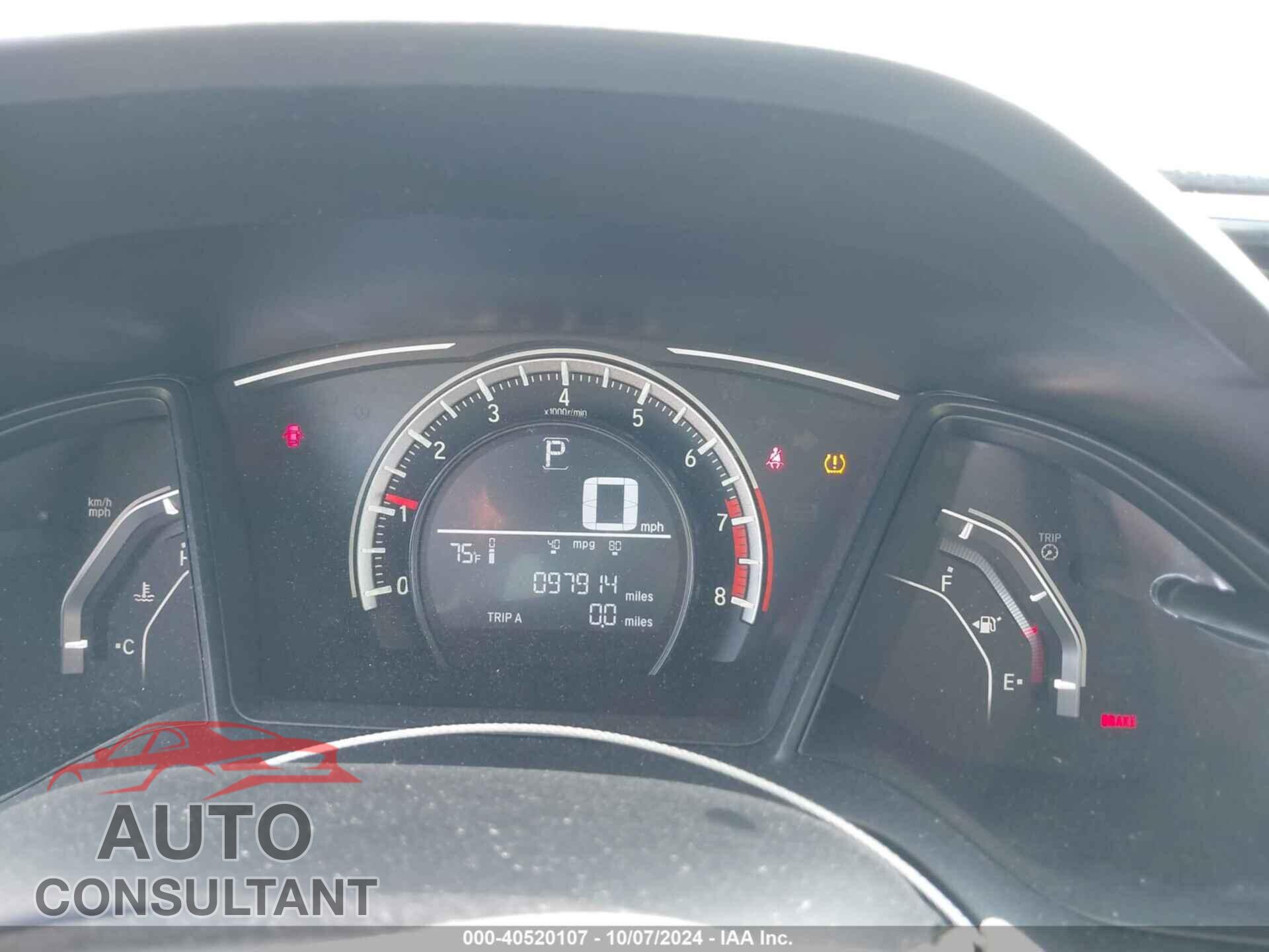 HONDA CIVIC 2017 - 2HGFC2F57HH567315