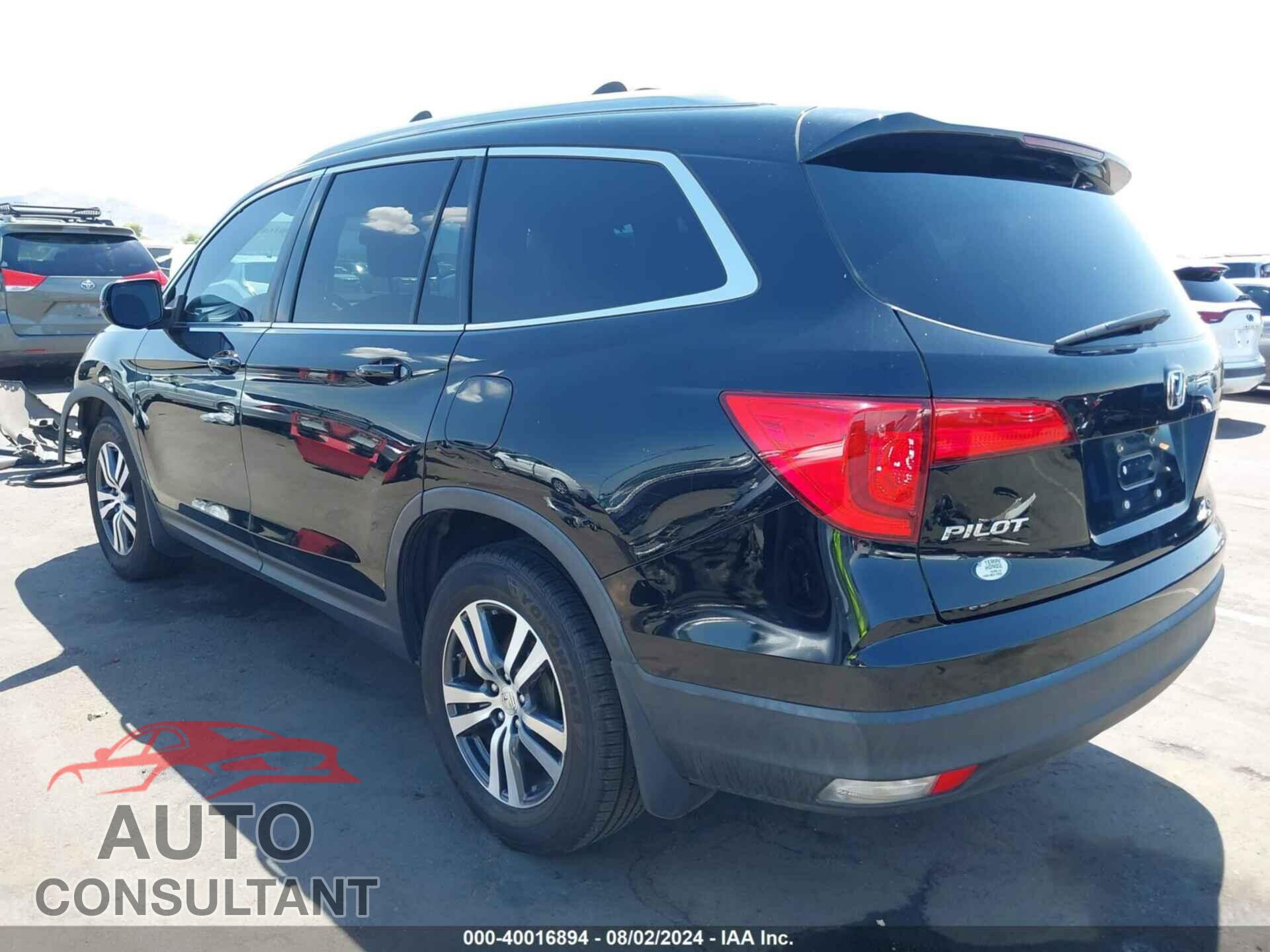 HONDA PILOT 2017 - 5FNYF5H60HB032144