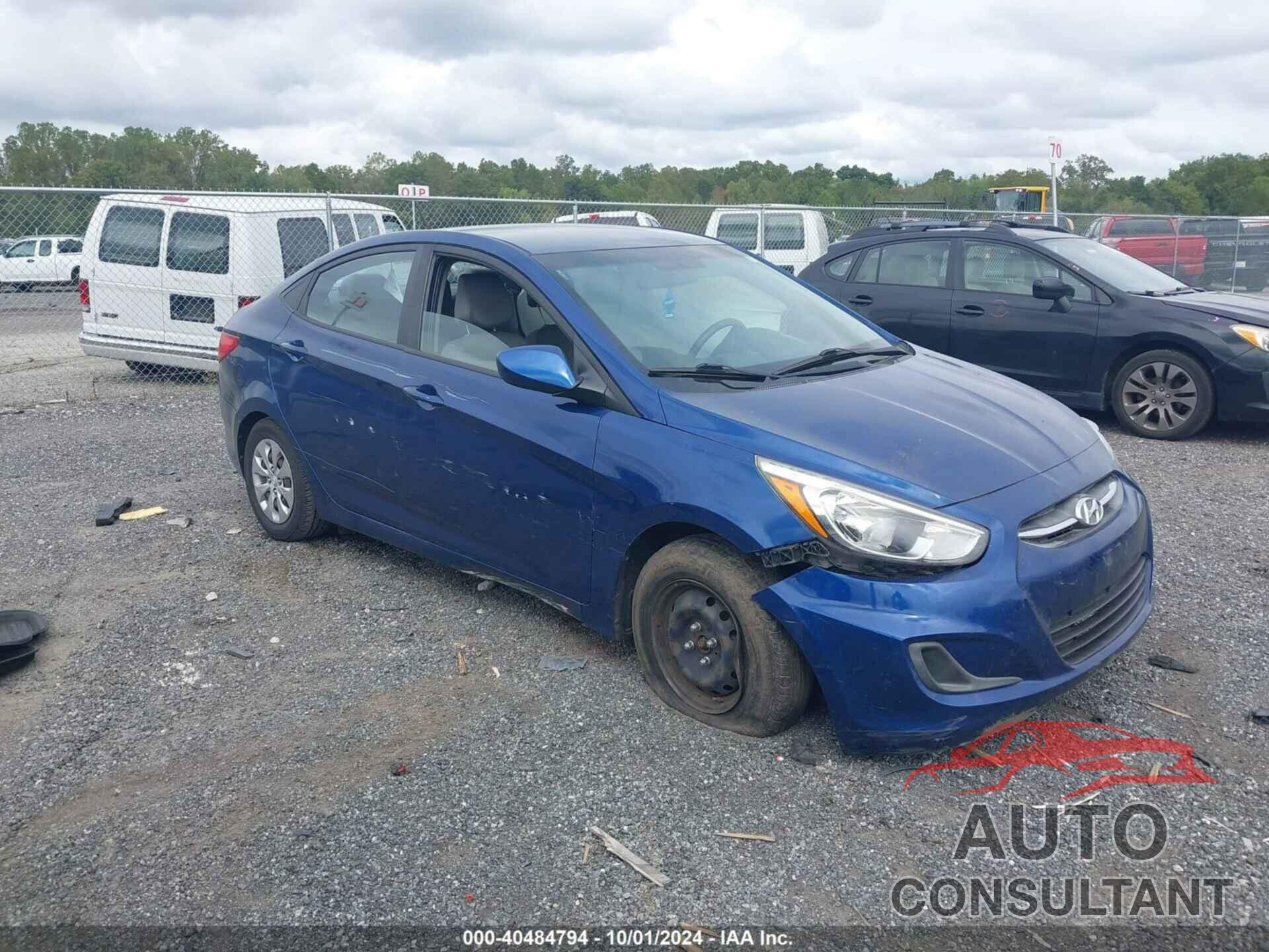 HYUNDAI ACCENT 2016 - KMHCT4AE9GU115183