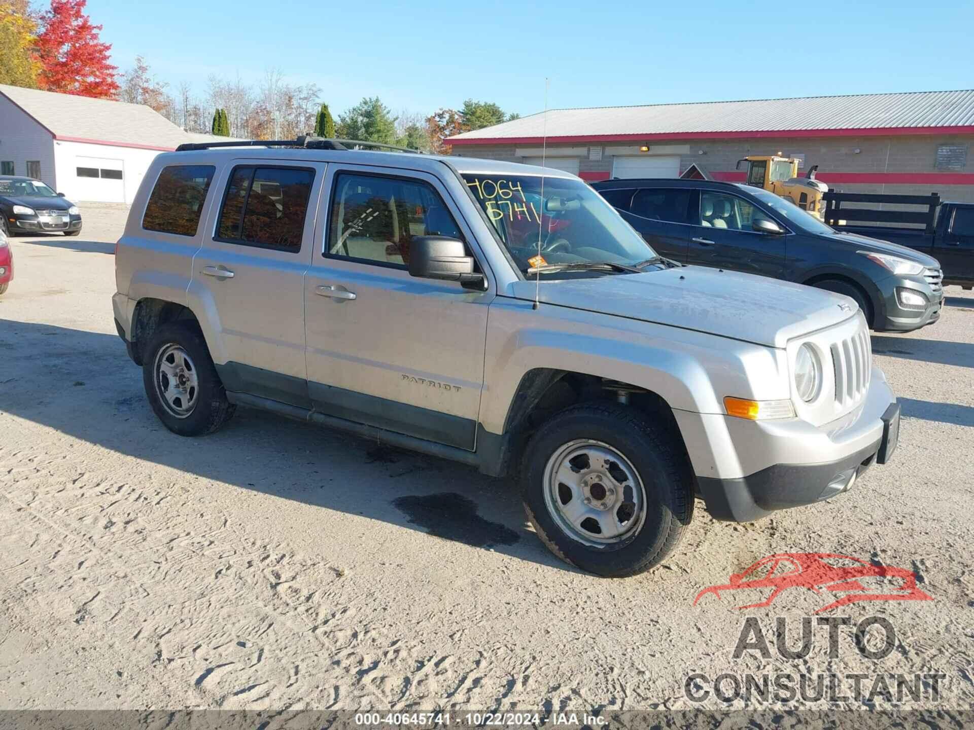 JEEP PATRIOT 2011 - 1J4NF1GB5BD222895