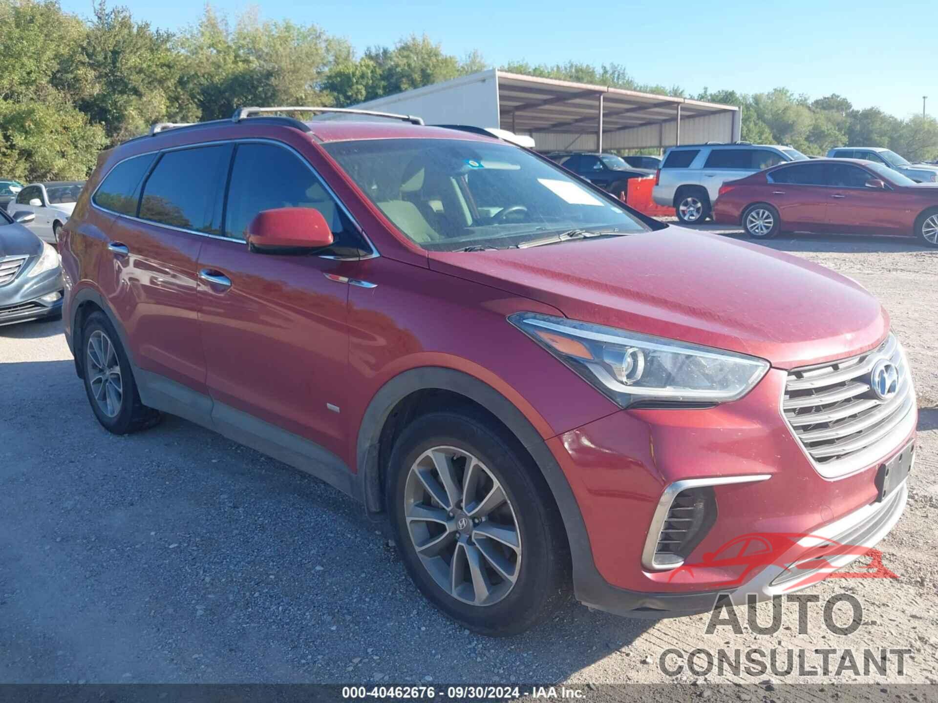 HYUNDAI SANTA FE 2017 - KM8SM4HF7HU192644