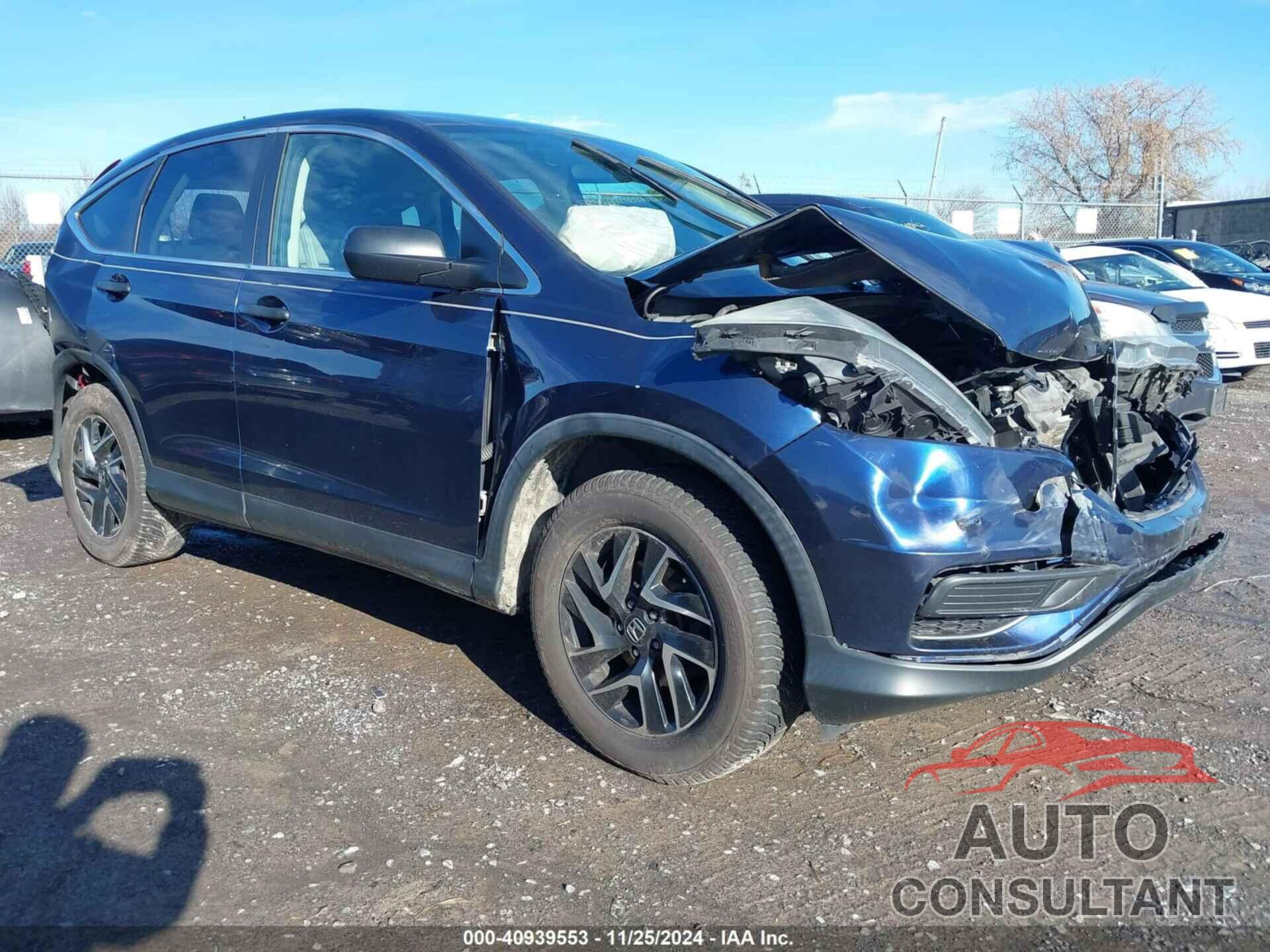 HONDA CR-V 2016 - 5J6RM4H4XGL019538