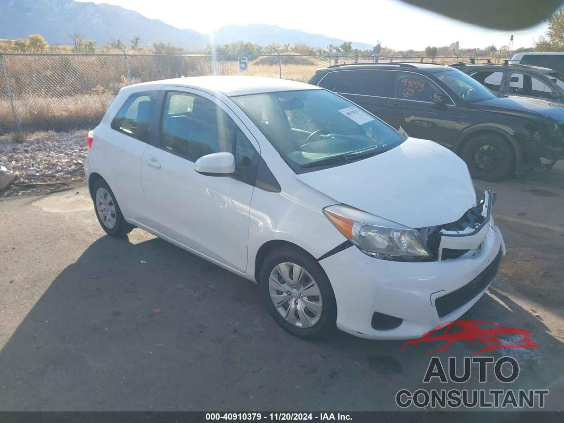 TOYOTA YARIS 2012 - JTDJTUD37CD536884