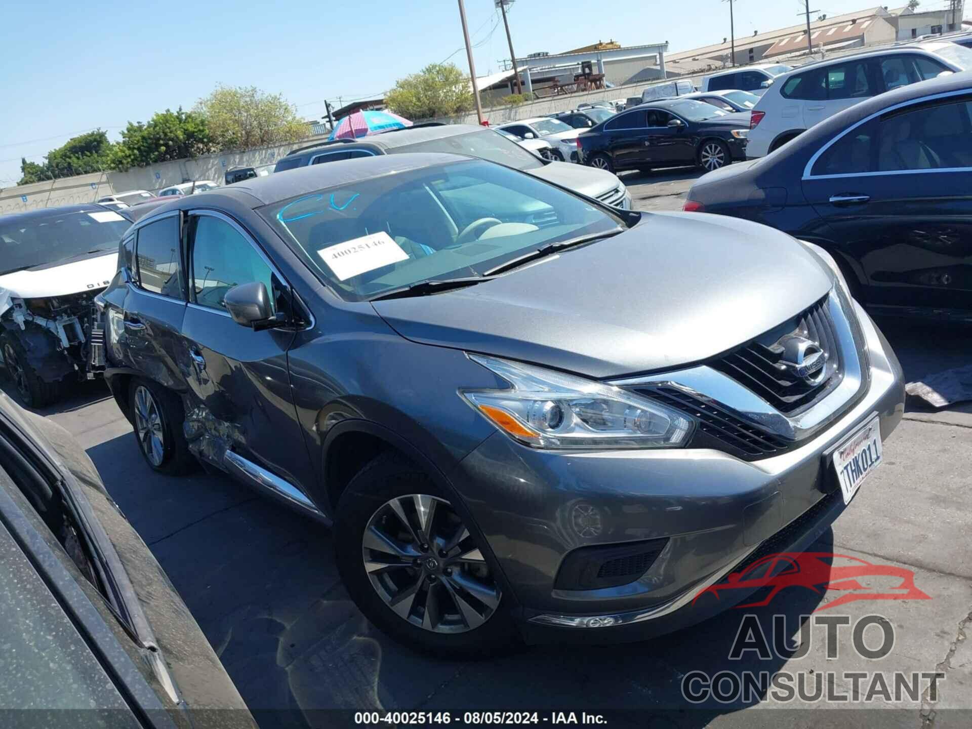 NISSAN MURANO 2016 - 5N1AZ2MG6GN131598